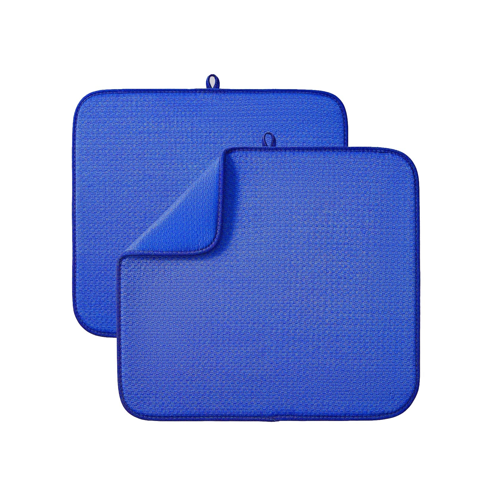 Microfibre Drying Mat For Kitchen Dish Drying Drainer Mat Absorbent Drying Mat Washing Up For Glass, Plate & Cup 16Inch X 18Inch