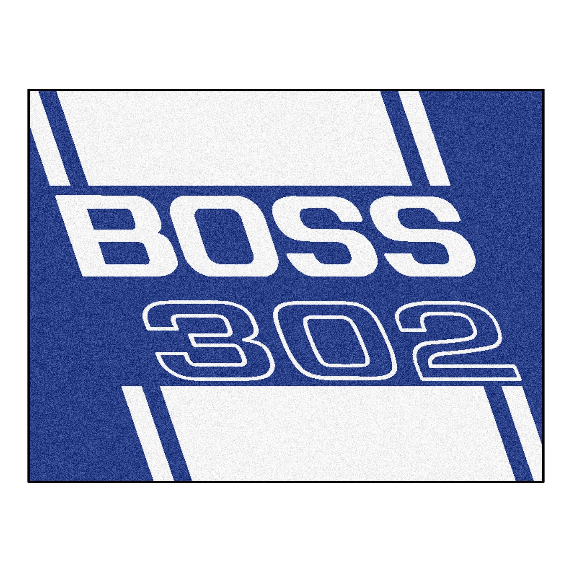 FANMATS 16257 Team Color 33.75 x 42.5 All-Star Mat (Boss 302 - Red)