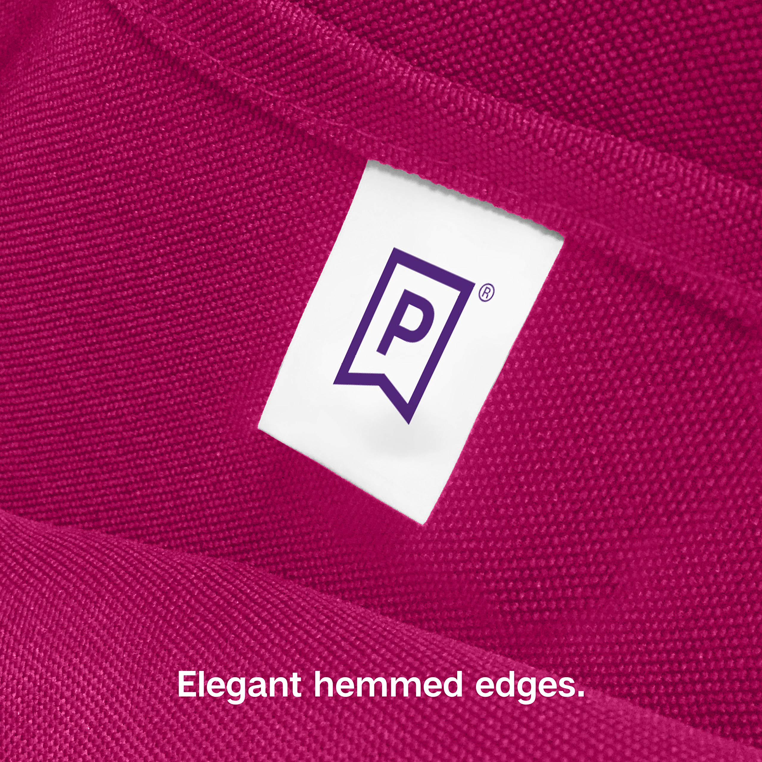 Gee Di Moda Rectangle Tablecloth - 60 x 84 Inch  Fuchsia Rectangular Table Cloth in Washable Polyester  Great for Buffet Table  Parties  Holiday Dinner  Wedding & Baby Shower