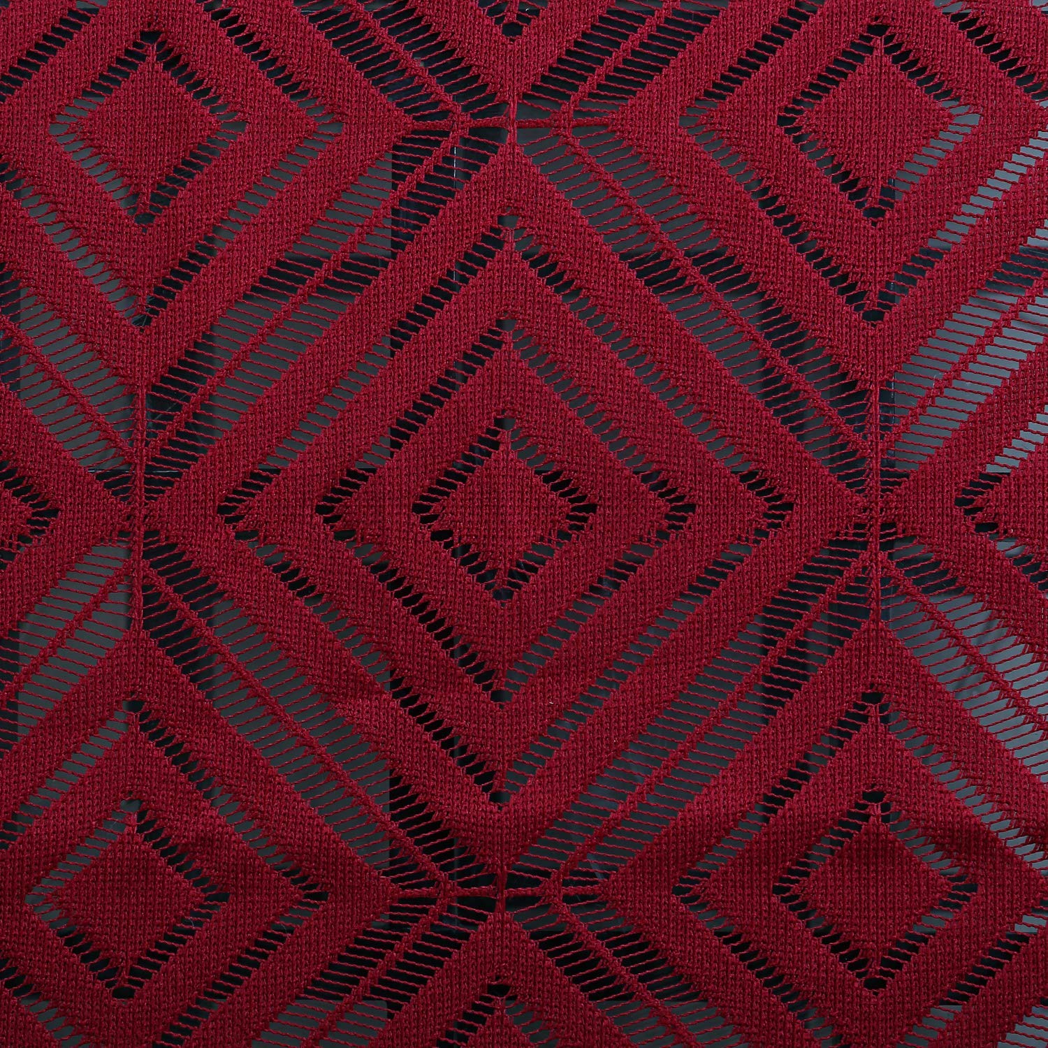 Kuber Industries Cotton 1 Piece 4 Seater Center Table Cover (Maroon) -Ctktc05807