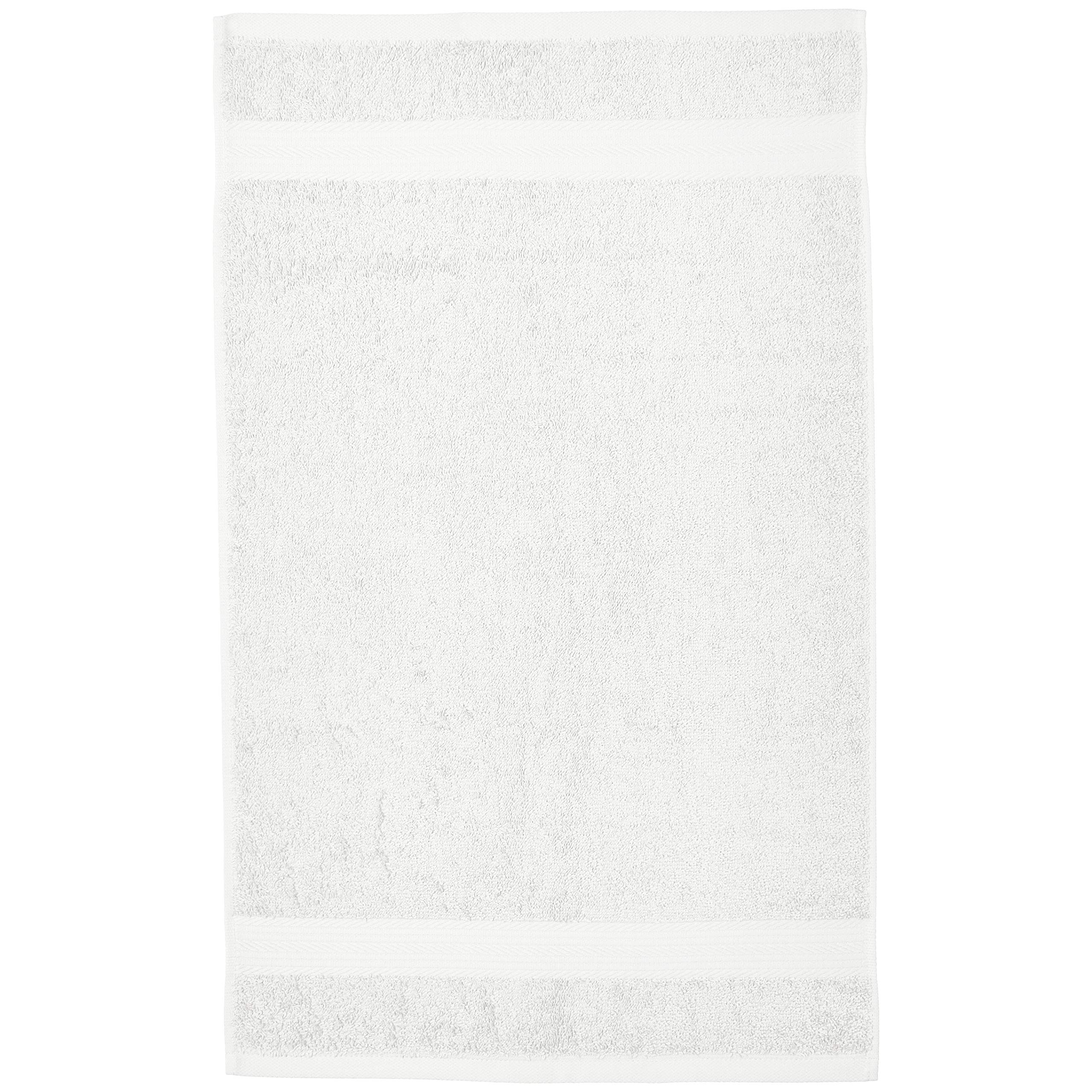 Amazon Basics 6 Piece Hand Towels For Bathroom, Fade Resistant 100% Cotton Hand Towels, Soft Absorbent Bathroom Hand Towels 6 -