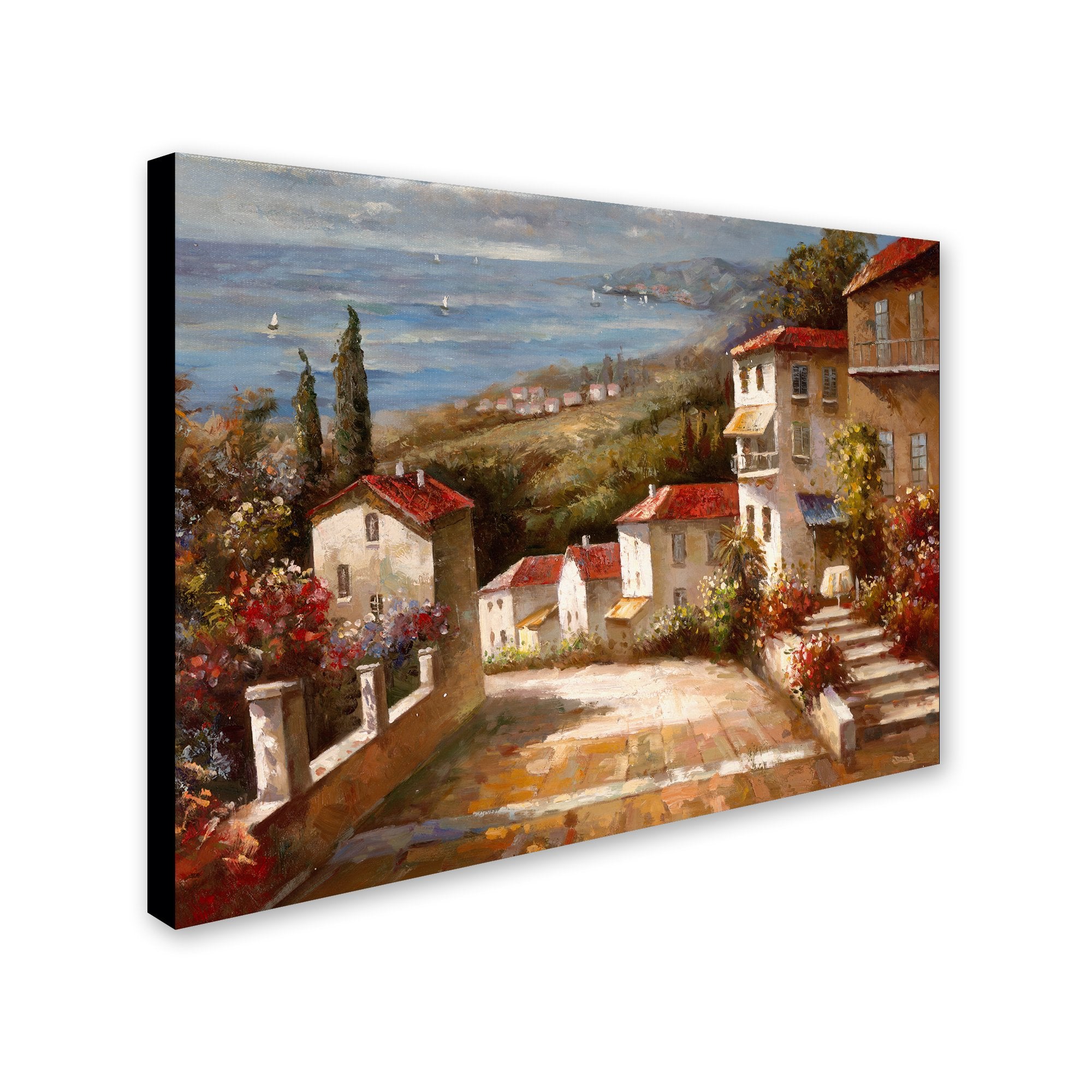 Home In Tuscany Artwork By Joval, 24 By 32-Inch Canvas Wall Art