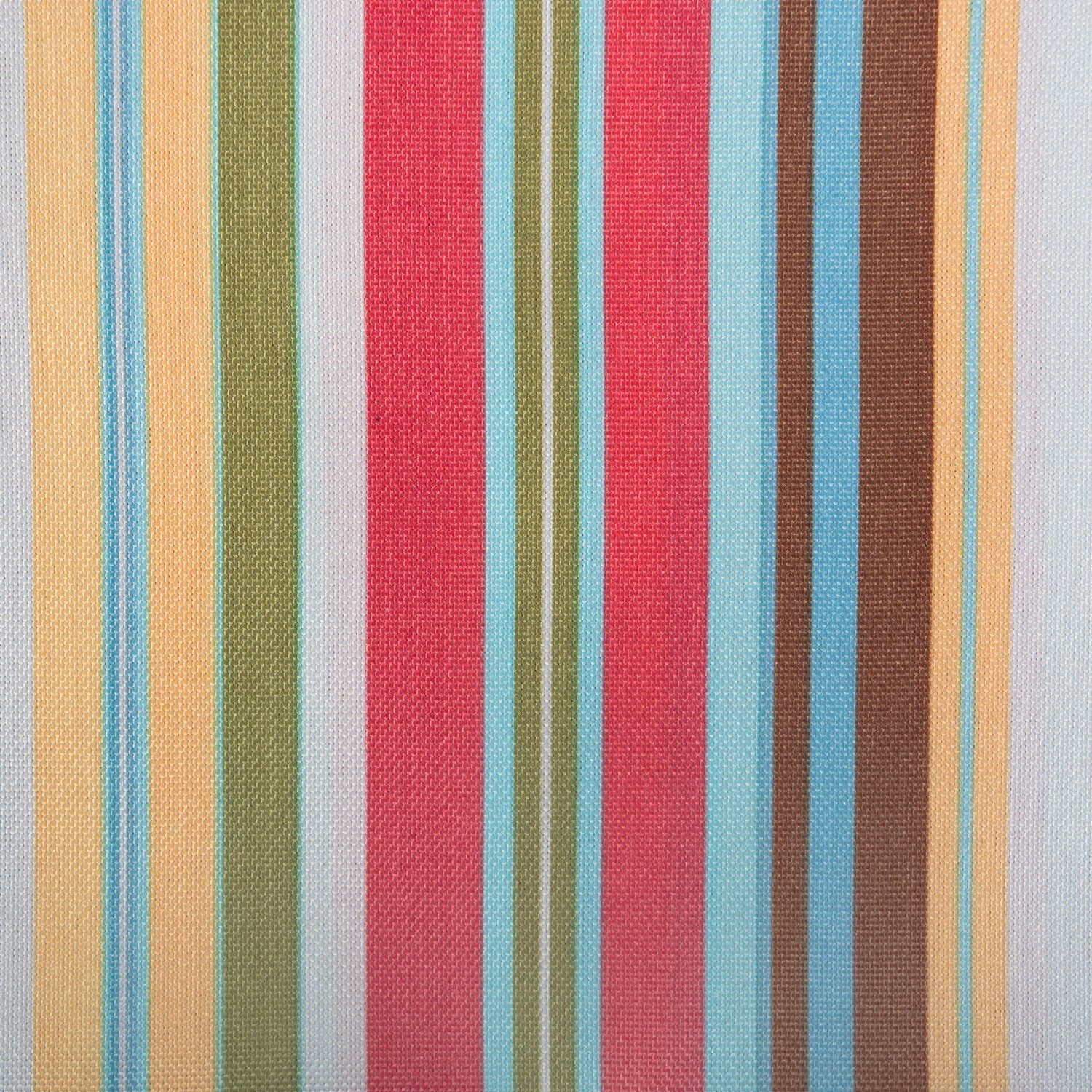 DII Indoor/Outdoor Tabletop Collection Multi-use  Machine Washable  Striped  Tablecloth  60x84  Summer Print