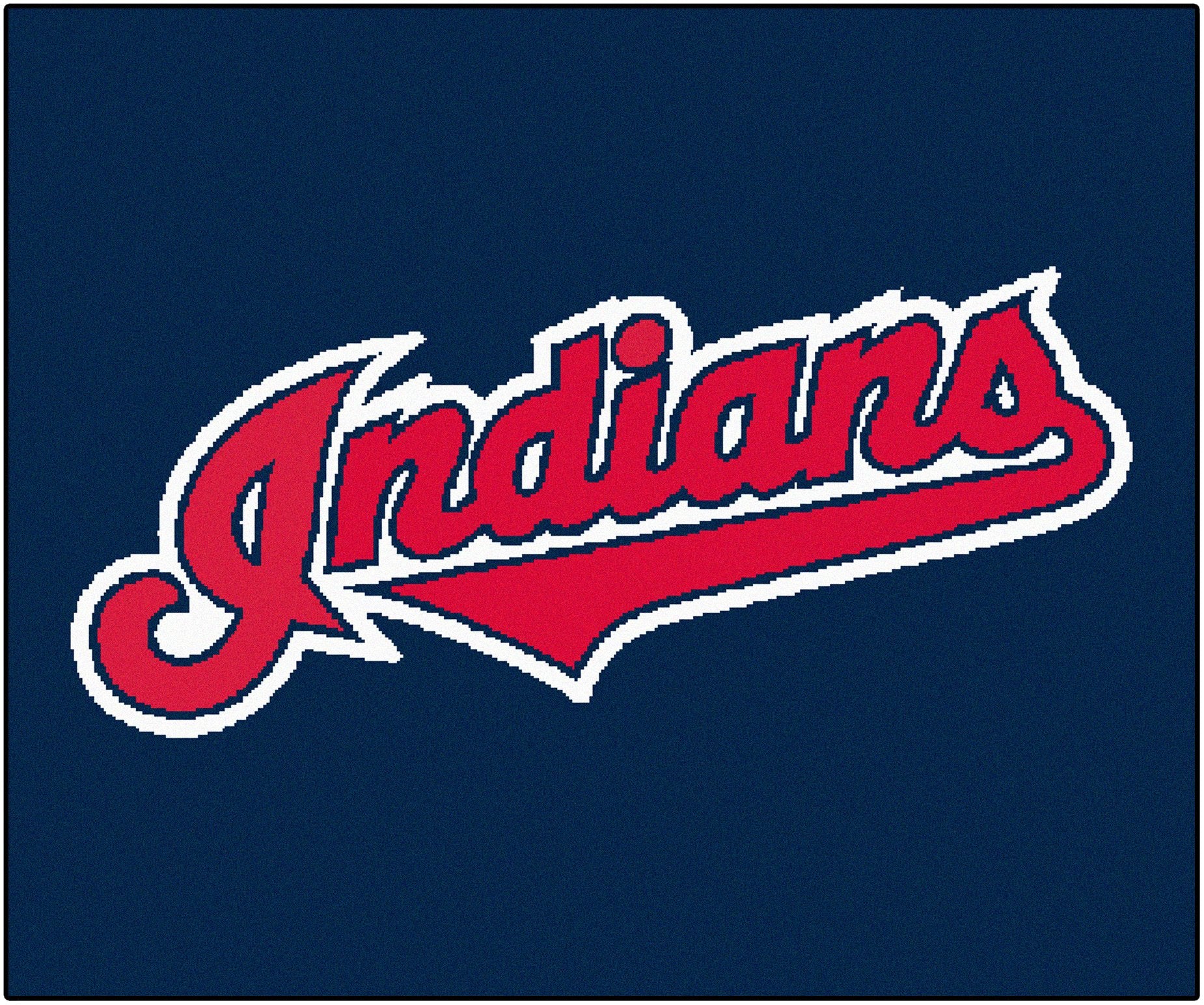 Fanmats 6374 MLB Cleveland Indians Nylon Starter Rug