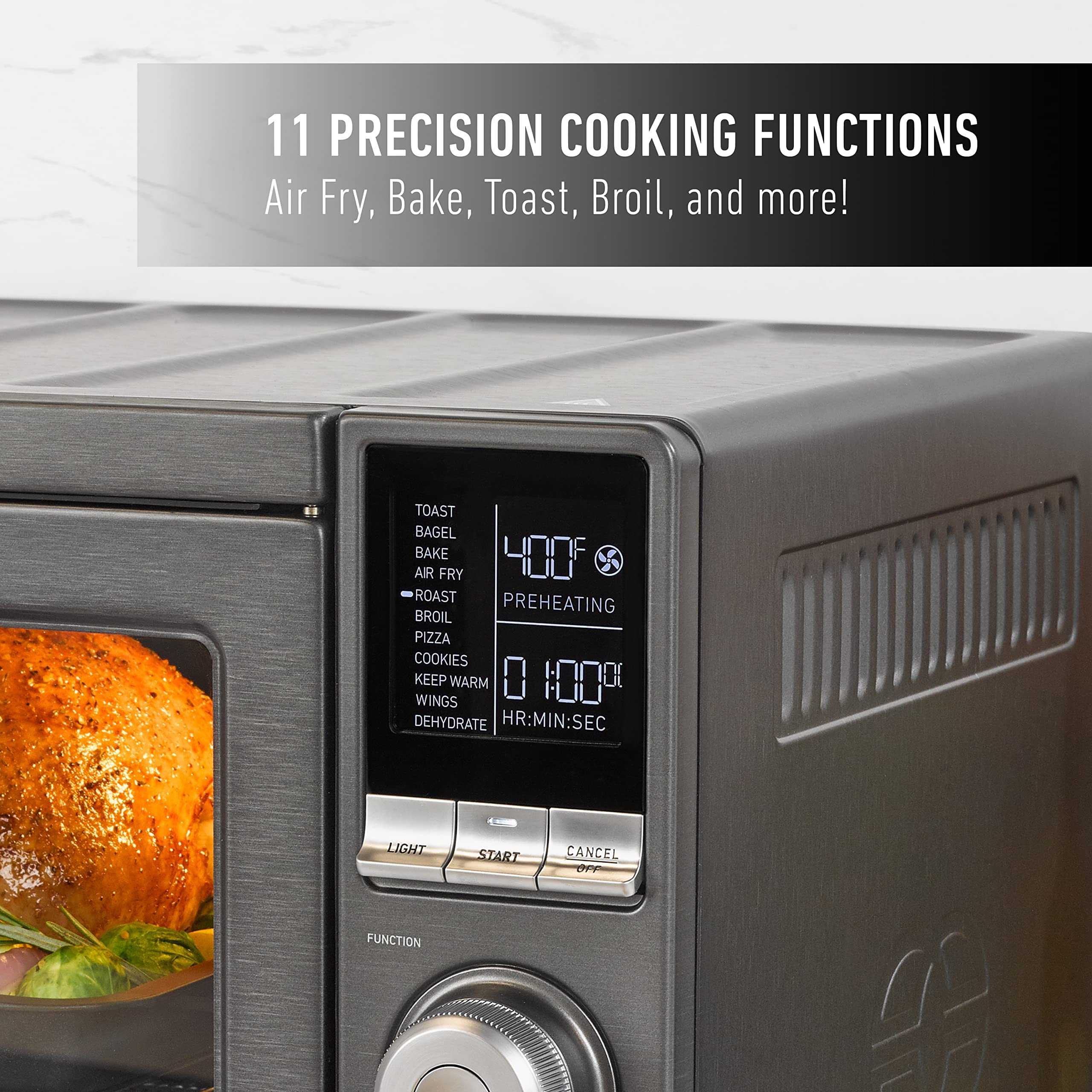 Calphalon Performance Countertop French Door Air Fryer Oven, 11-In-1 Convection Toaster Oven