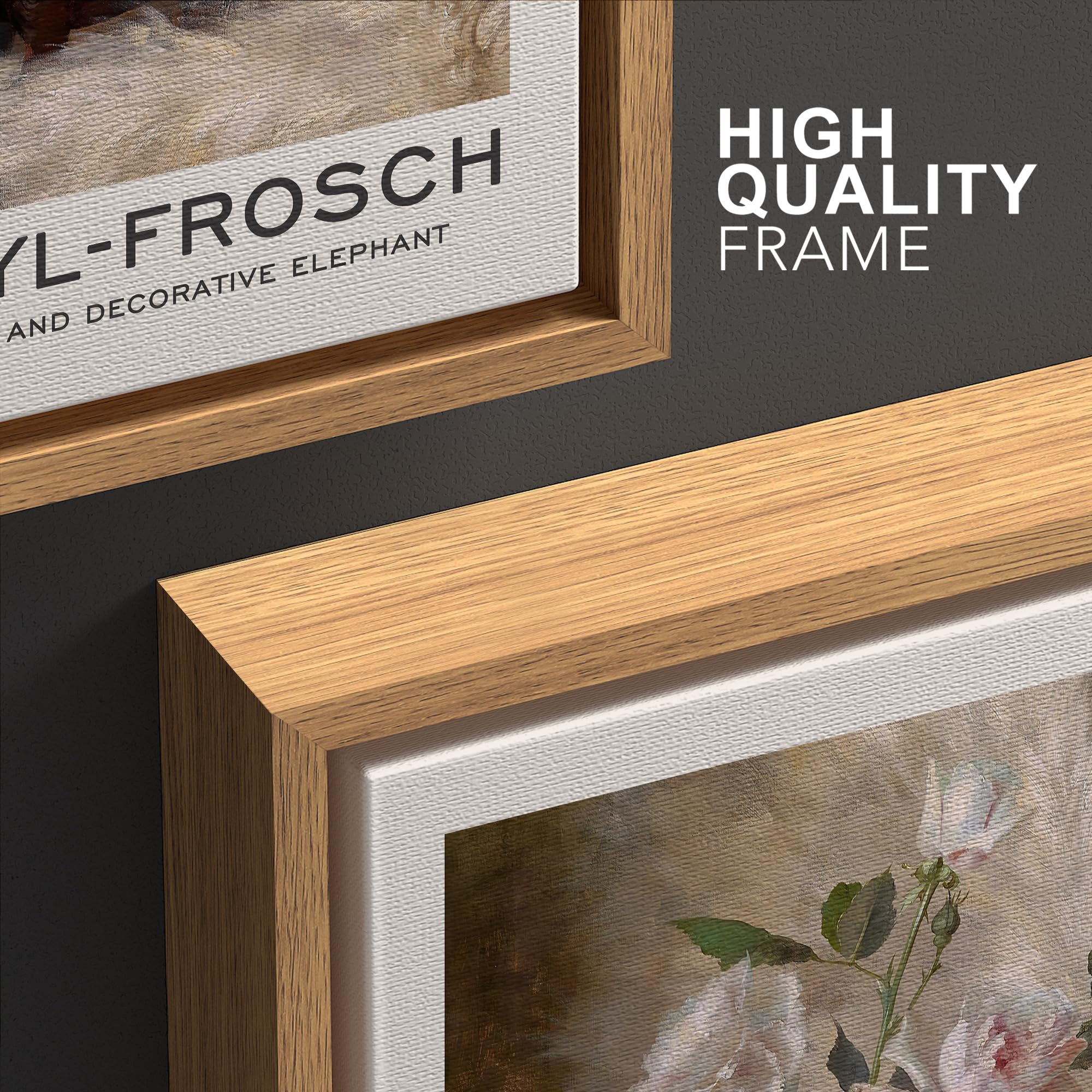 Wall26 Framed Canvas Print Wall Art Set Marie Nyl-Frosch Inspired Floral Still Life Illustrations Modern Art Decorative Floral B