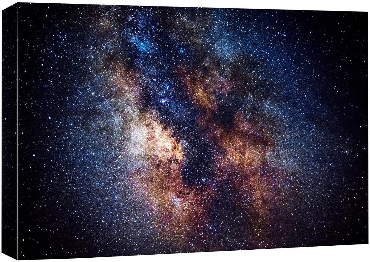 Signford Canvas Print Wall Art Galaxy Star Constellation Astronomy & Space Aurora Digital Art Modern Art Contemporary Scenic Col