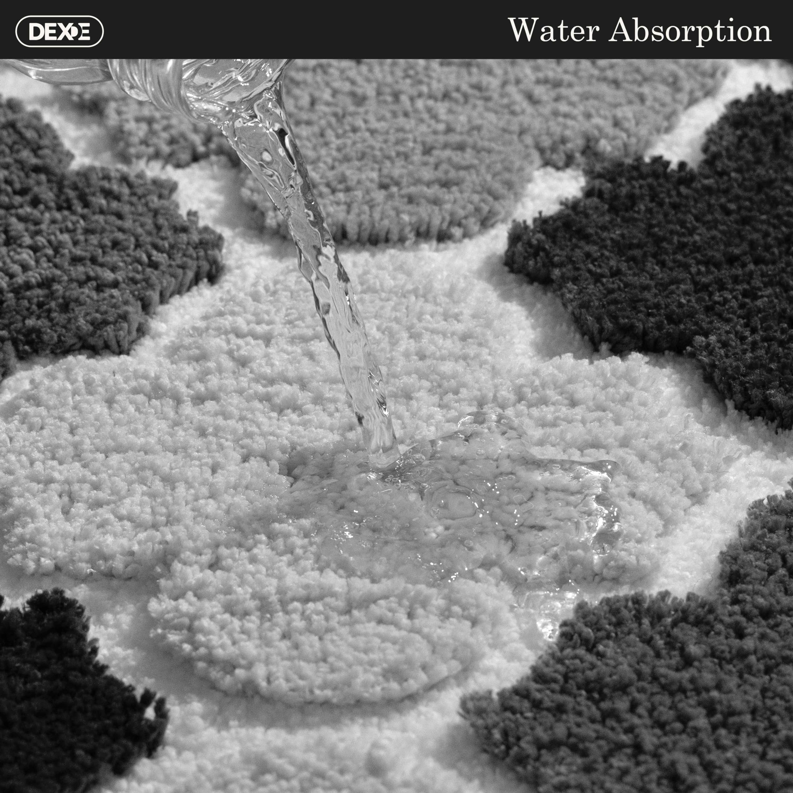 Dexde Bathroom Rugs Runner Non-Slip, Bath Rugs Extra Absorbent Shaggy Large Bath Mats, Machine Wash Dry Shower Rug For Bathroom