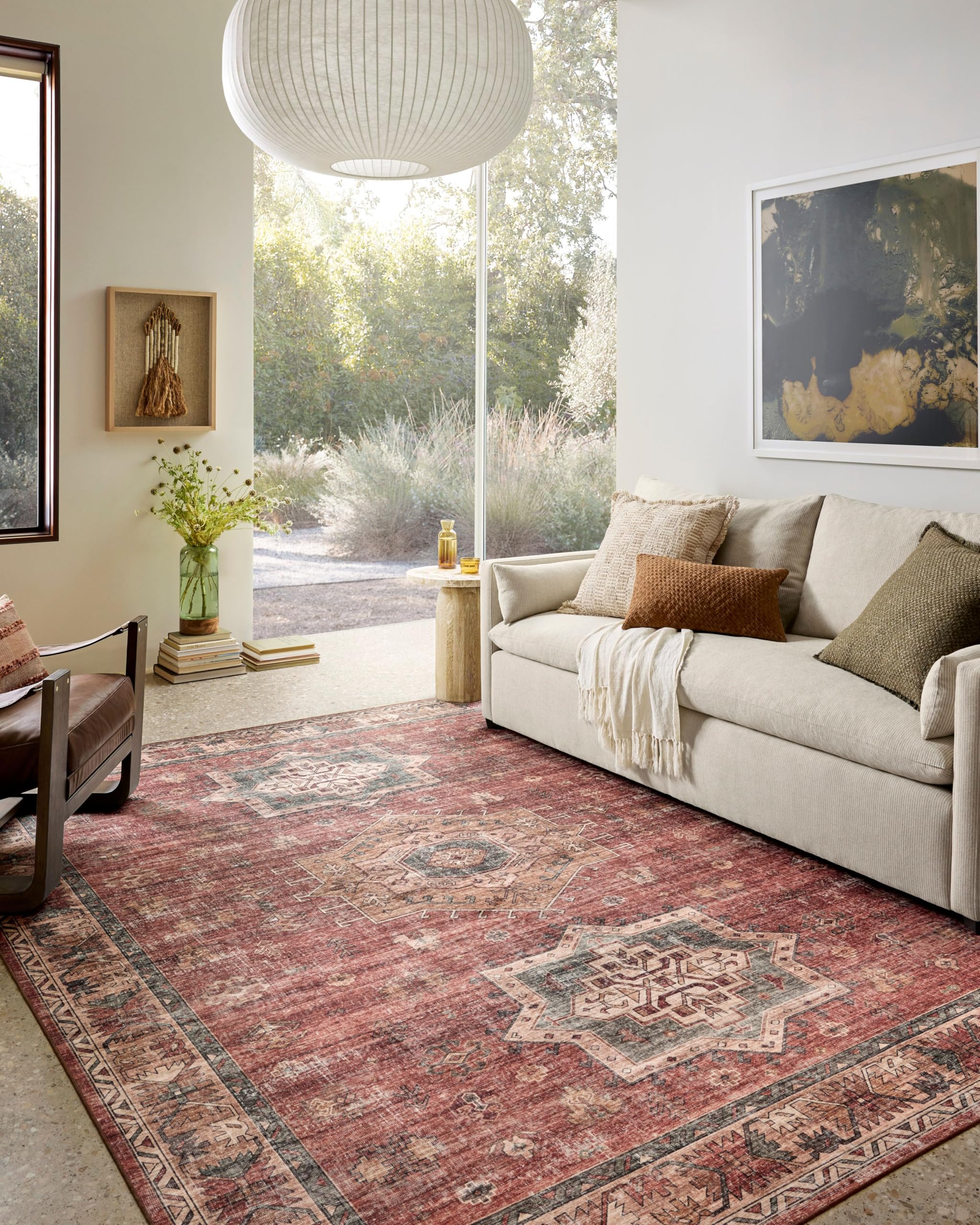 Loloi Anniston Collection ANS-04 Spice/Multi 2-6 x 10-0 Machine Wash Runner Rug