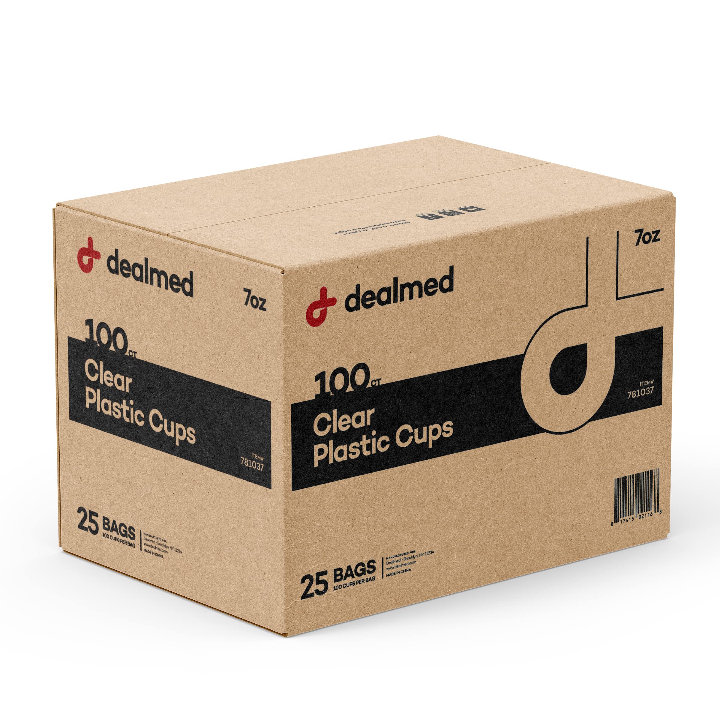 Dealmed 7 Oz. Disposable Plastic Cups - 100% Recyclable Cups For Doctor'S Offices, School Nurse'S, Hospitals, At Home And More (