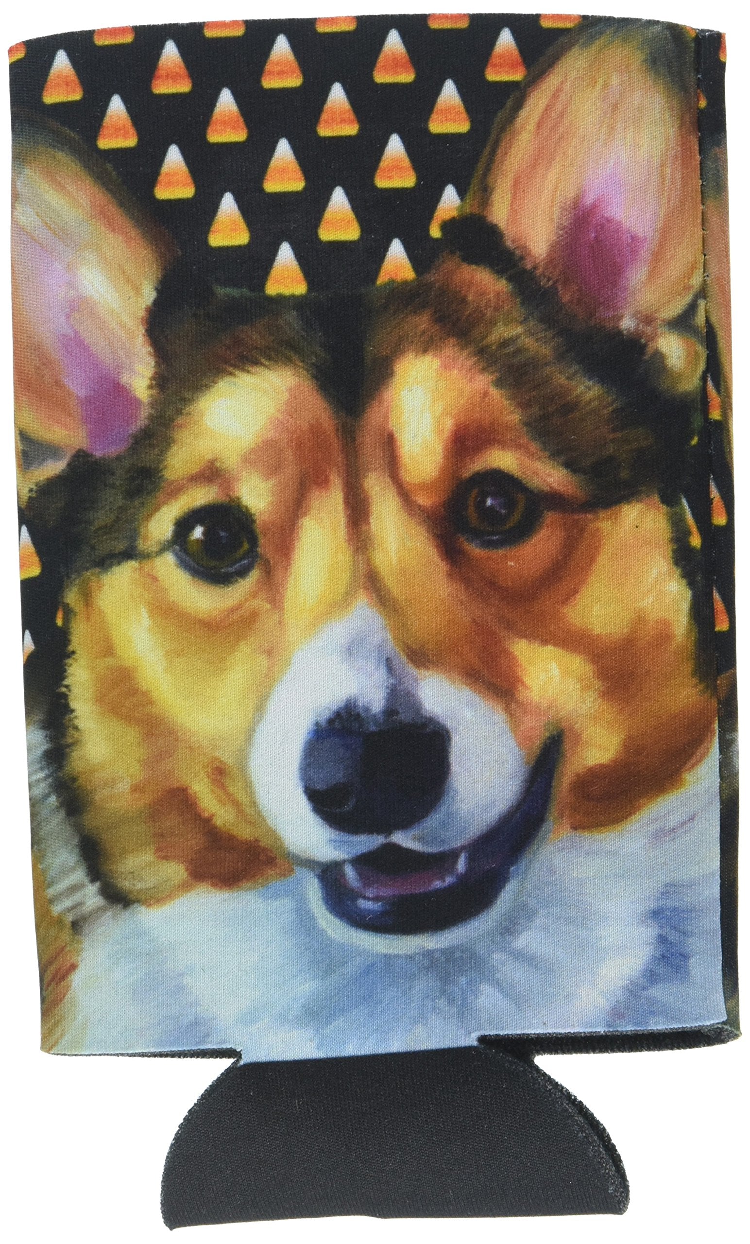 Corgi Candy Corn Halloween Tall Boy Beverage Insulator Hugger LH9553TBC