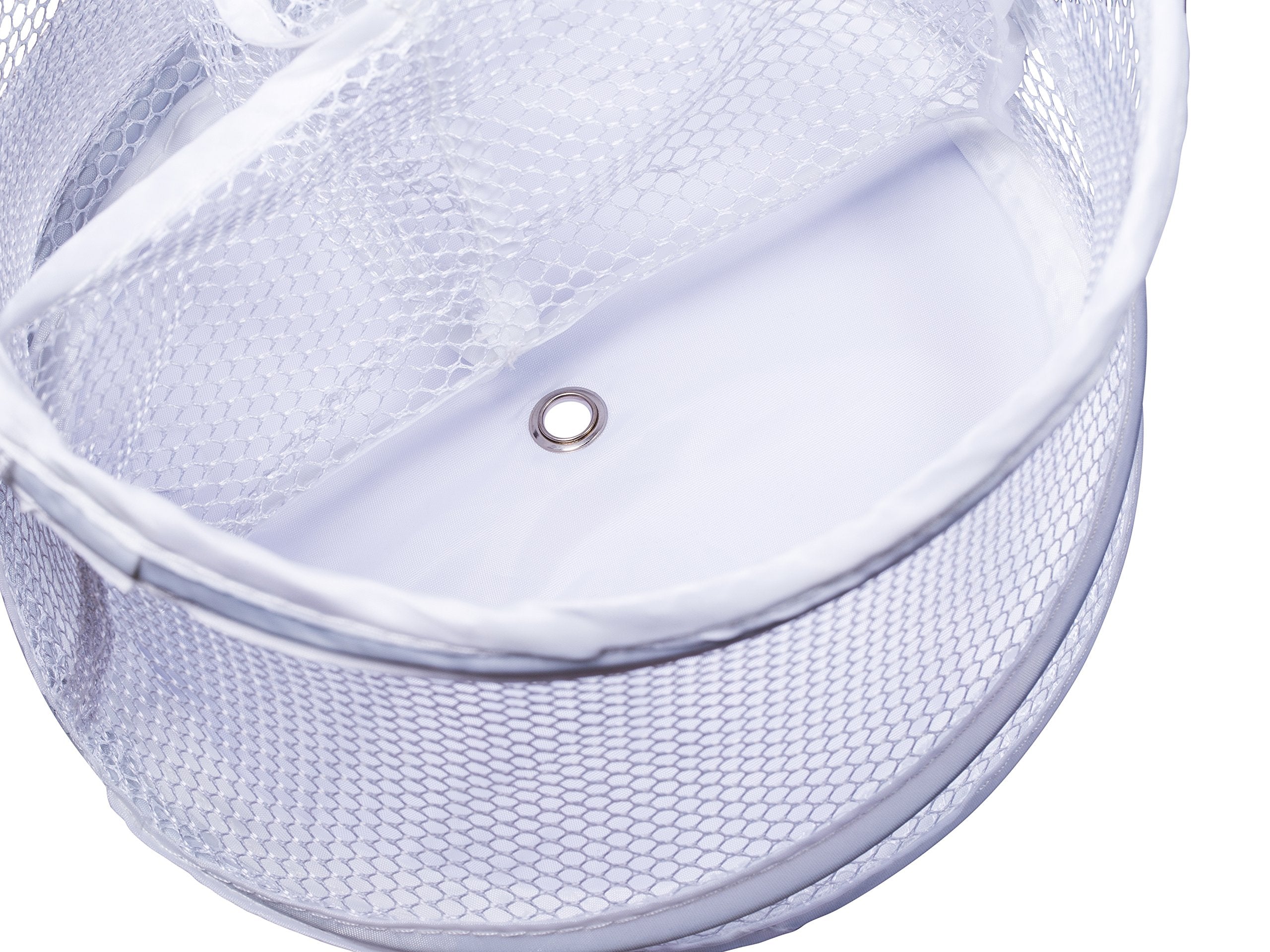 Foldable Shower Caddy - Collapsible, Portable, Drainage Hole, Carry Handle, Large Compartments. Great Organizer For Camp, Travel