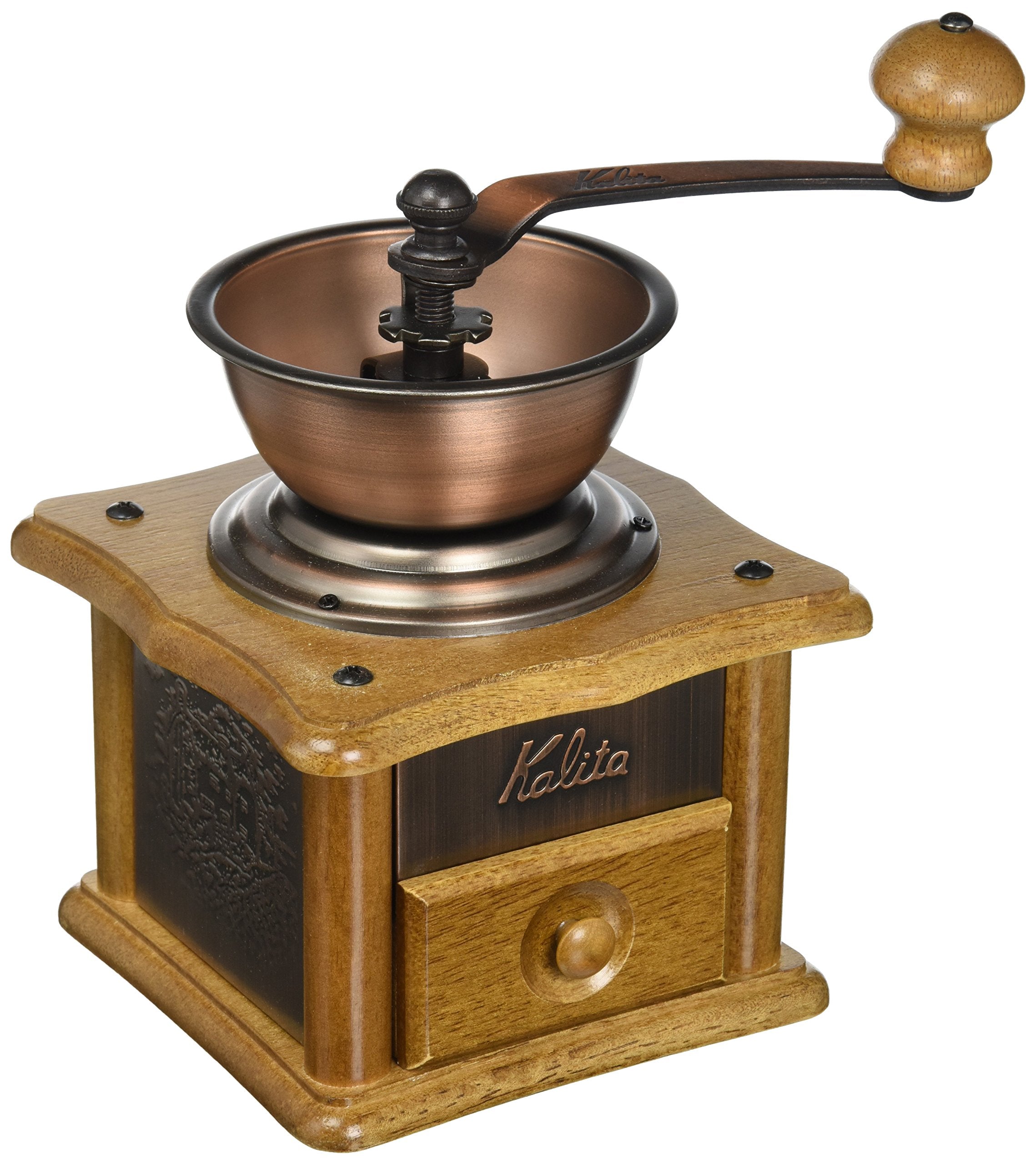 Kalita Copper Plate Mill Hand Coffee Grinder Ac-1 By Kalita (Carita)