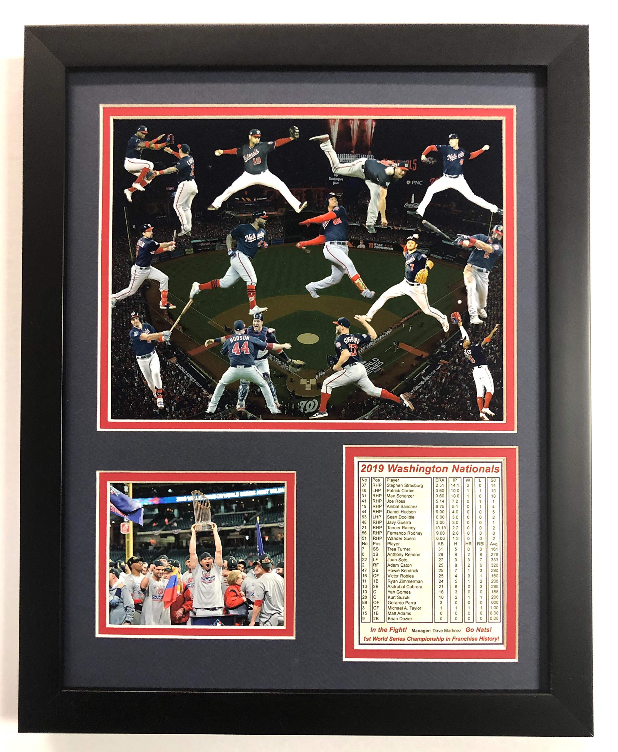 Legends Never Die Washington Nationals | 2019 World Series Champions | 12x15 Framed Photo Collage (Collage)