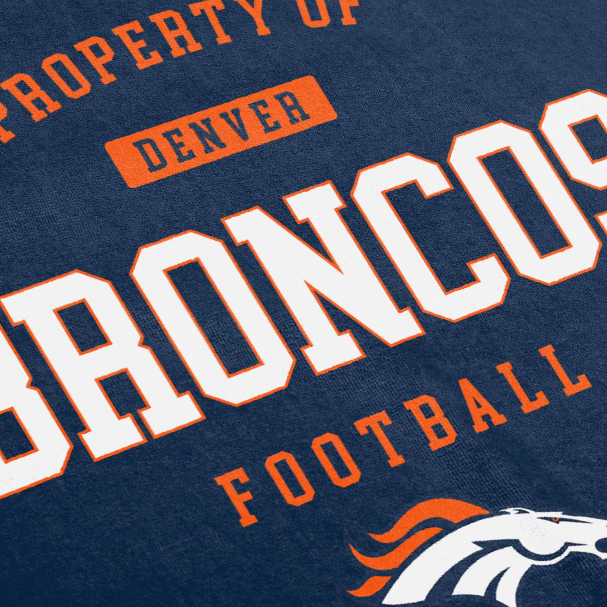 Foco Denver Broncos Nfl Property Of Beach Towel