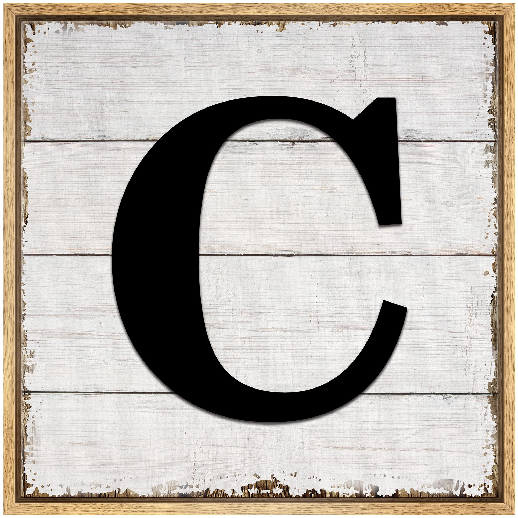 Wall26 Framed Canvas Wall Art English Letter Wood Background Home Wall Decorations For Bedroom Living Room Paintings Framed Canv