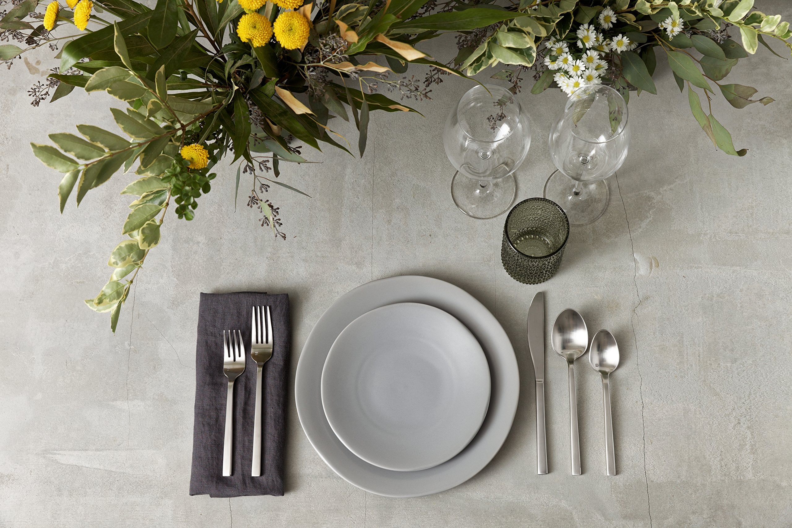 Fortessa Vitraluxe Dinnerware Heirloom Bread & Butter Plate  6.25-Inch  Set of 4  Smoke