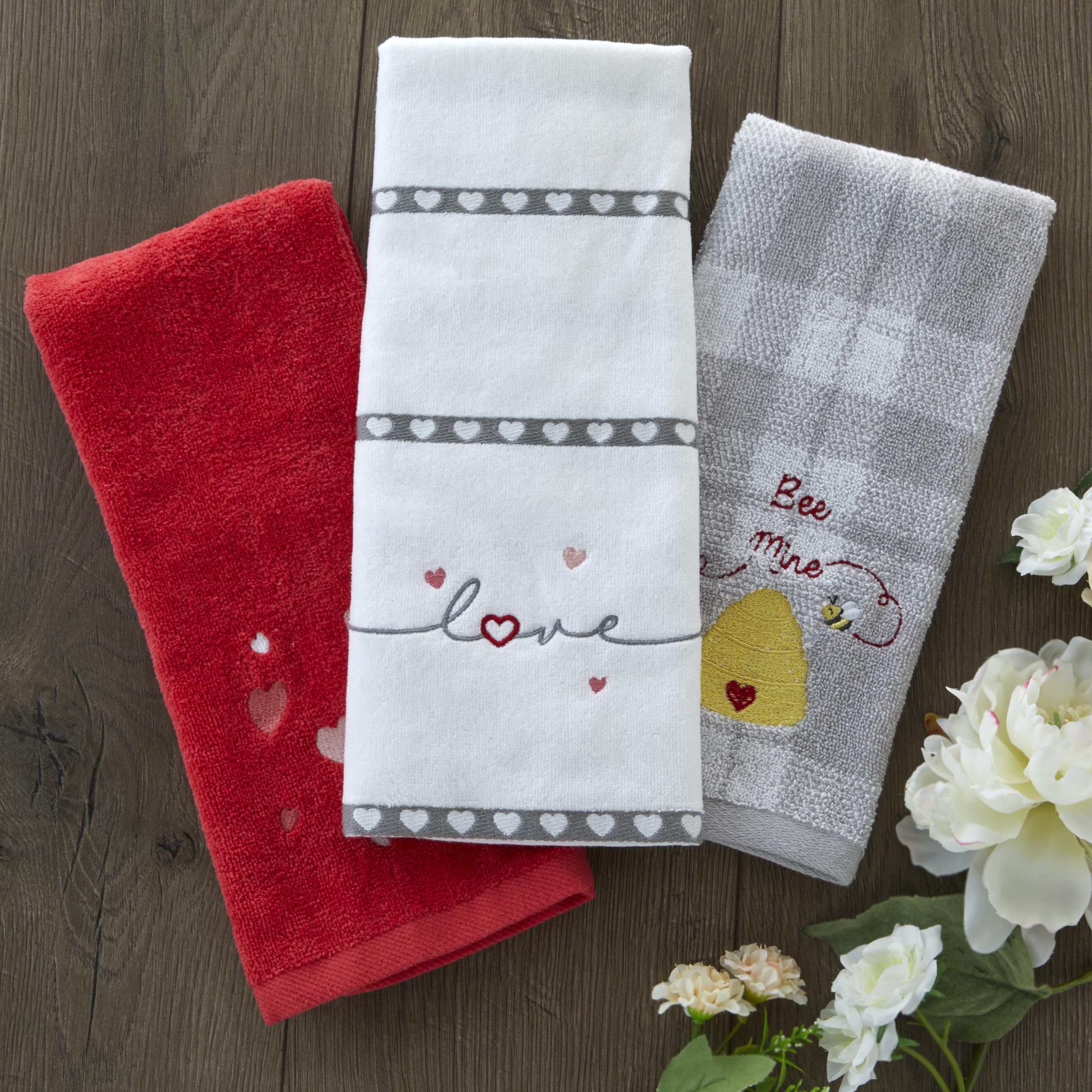 Skl Home Heart In Love Hand Towel Set, 2 Count