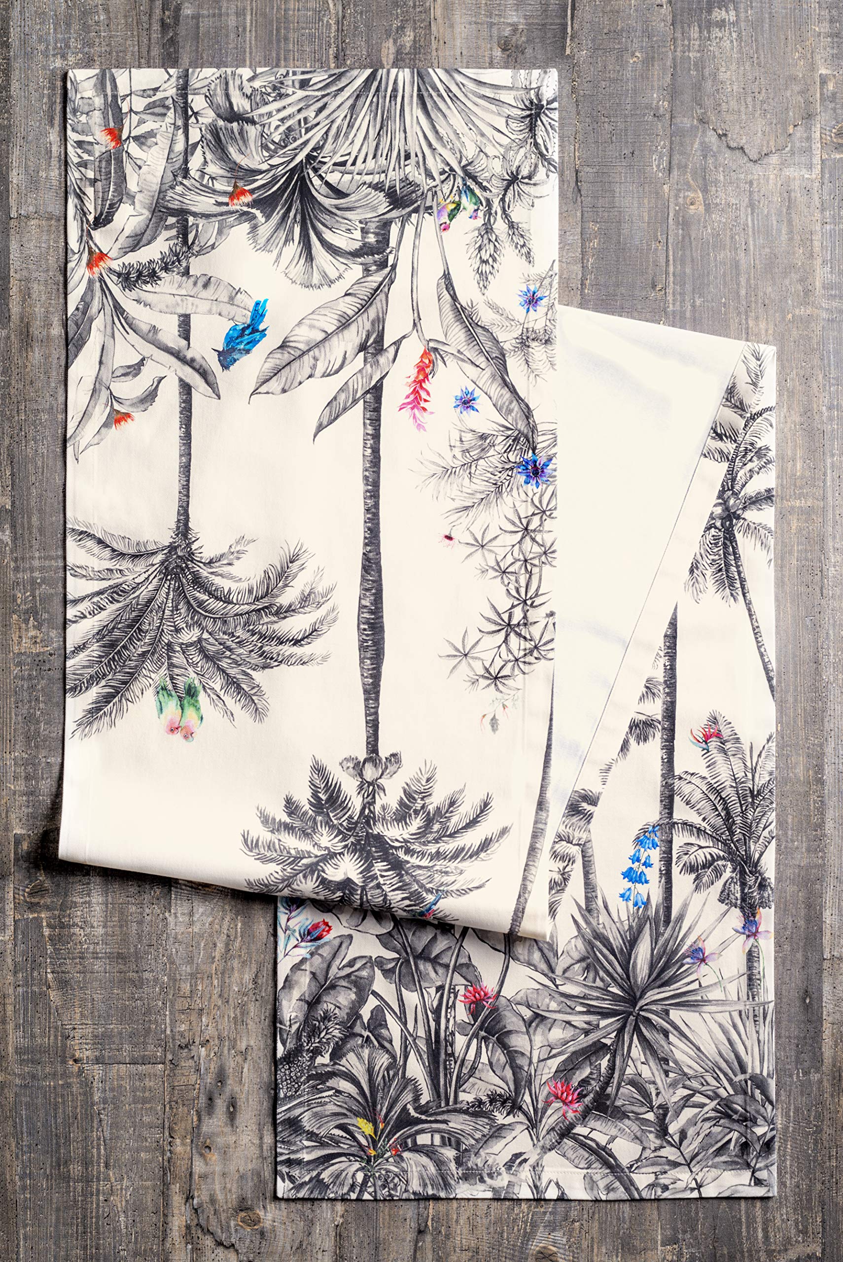 Maison D' Hermine Tablerunners 100% Cotton Table Runner Decorative Table Cover For Home, Kitchen, Dining, Parties & Camping, Ama