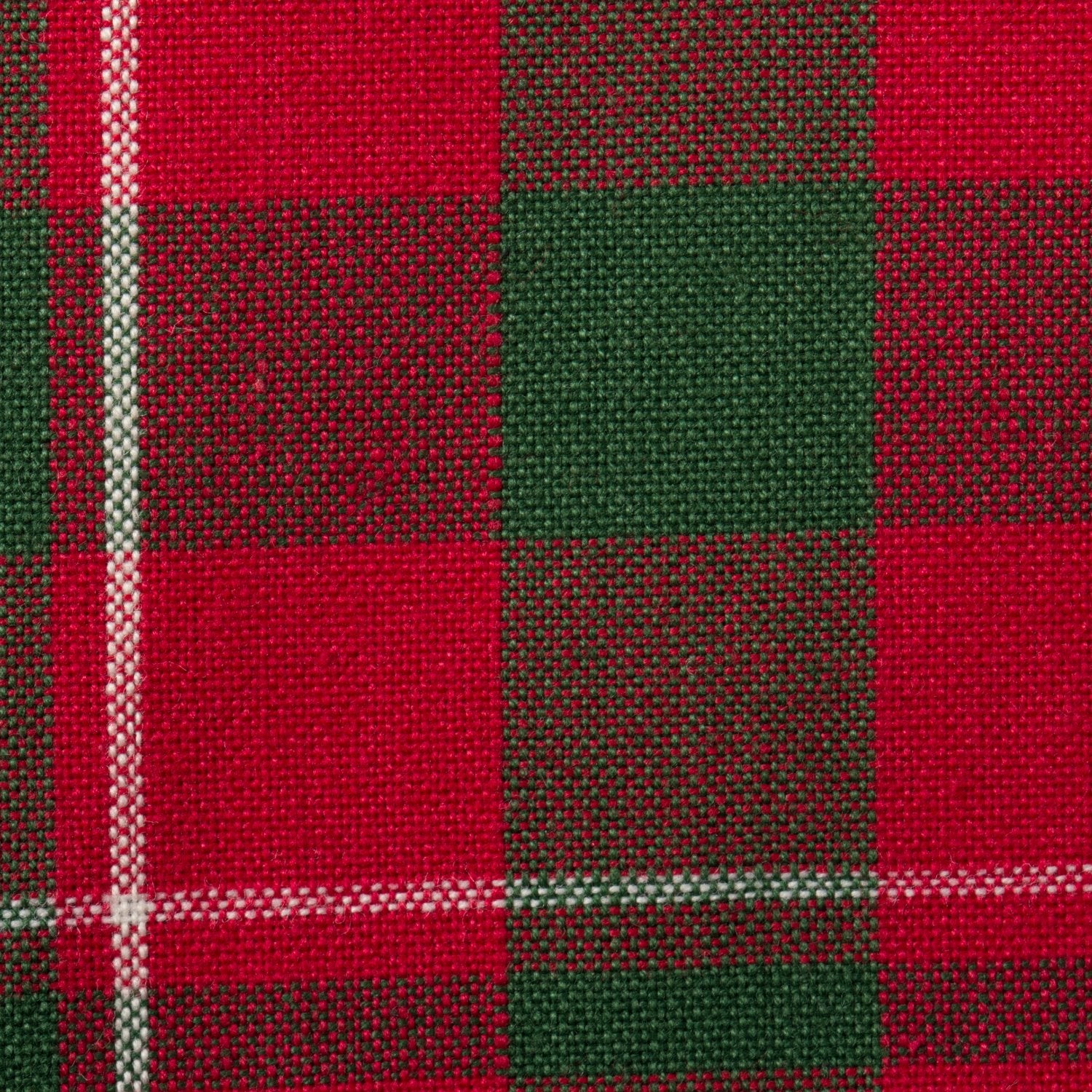 DII Holiday Dining Table Linen Collection Tartan Holly Plaid  Christmas Table Runner  14x108  Red & Green