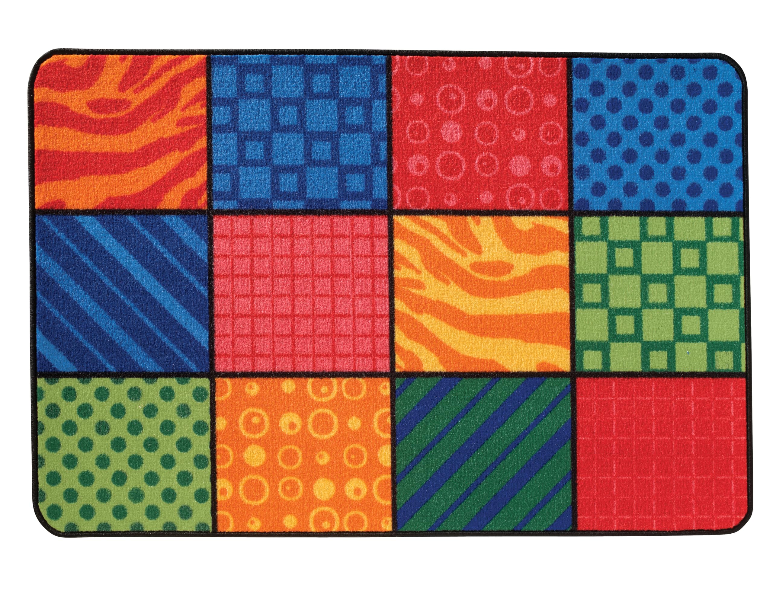 Carpets for Kids KID$Value 36.19 Patterns At Play Rug 3ft x 4ft 6in Rectangle Multi Color