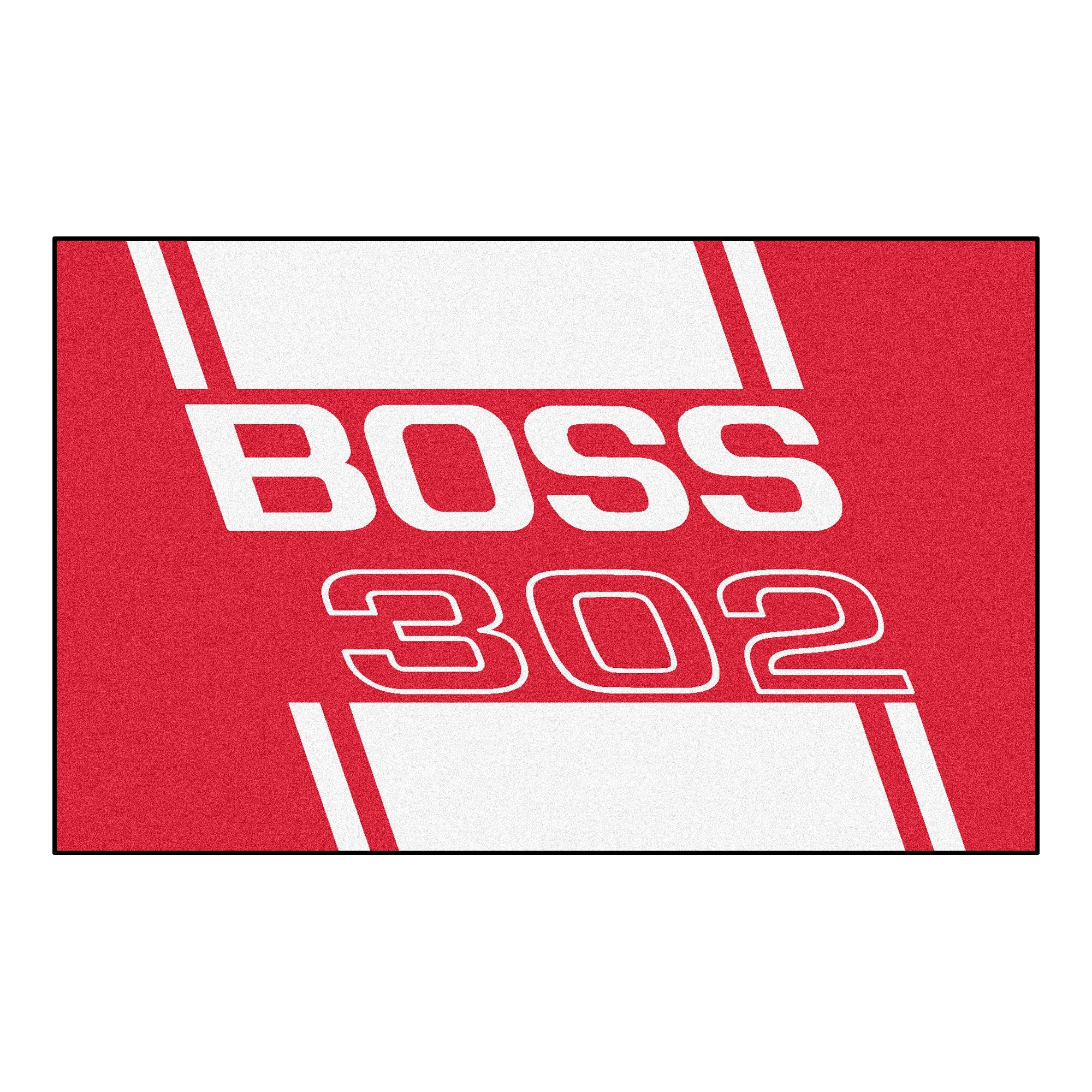 FANMATS 16277 Team Color 59.5x94.5 Boss 302 Ulti-Mat - Red