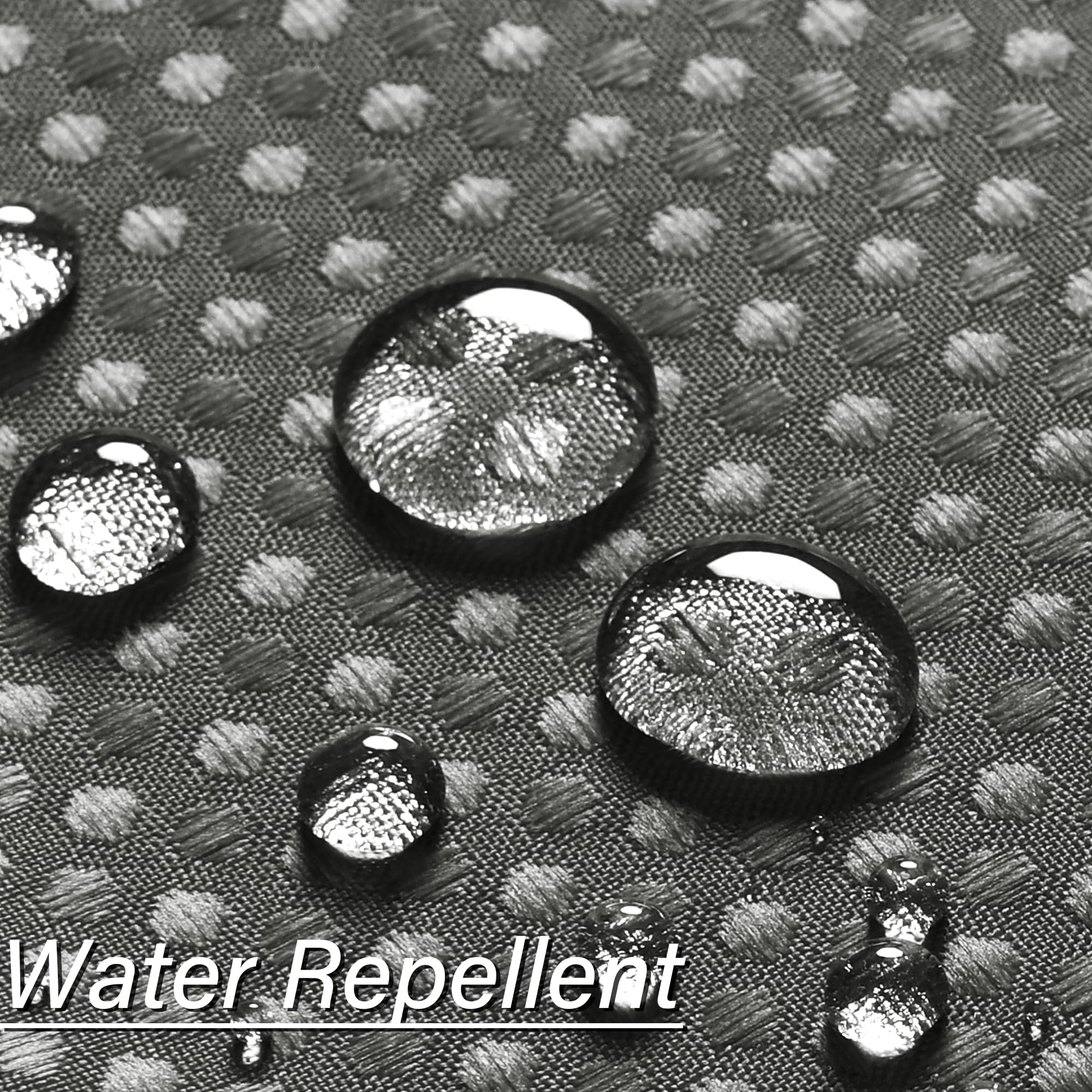 Naturoom Gray Shower Curtain, Dark Grey Waffle Fabric Shower Curtains For Bathroom Hotel Grade Cloth Shower Curtain Liner Simple