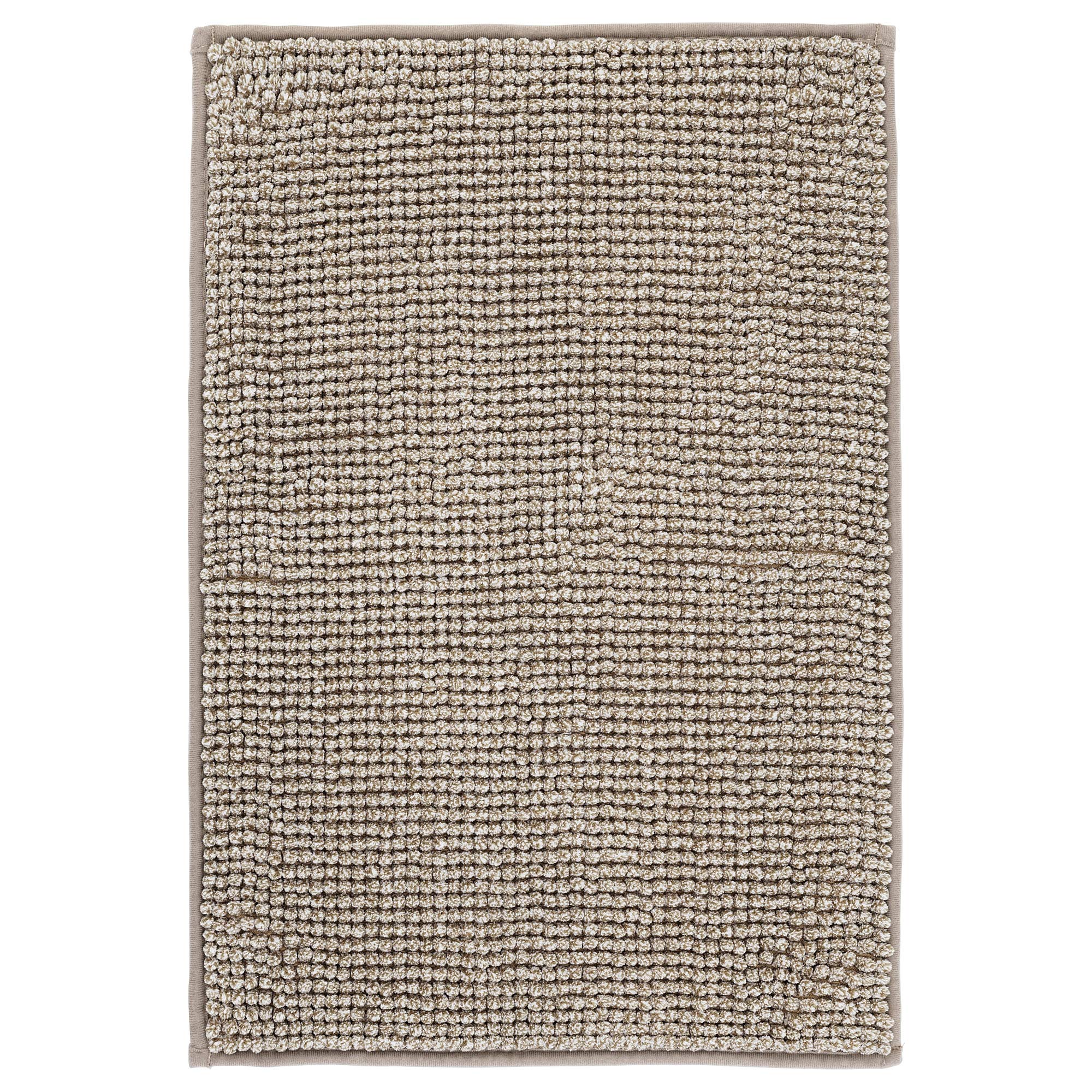 Ikea TOFTBO Microfibre Bath mat (Beige, White melange, 40x60 cm)
