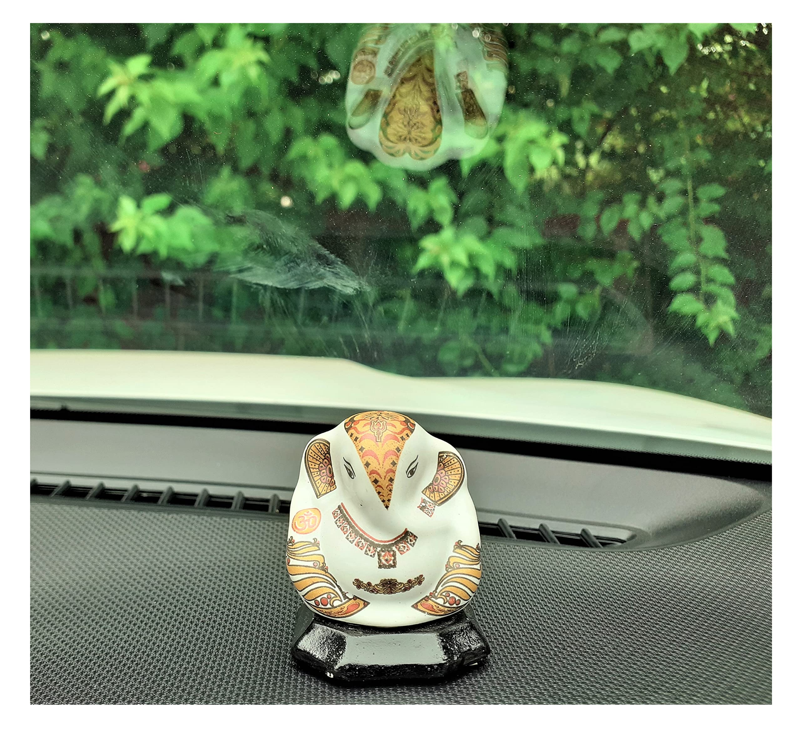 Afterstitch Lord Ganesha Idol Statue For Car Dashboard Puja Mandir Home Dcor Decoration Small Ganesh Statue Showpiece Wedding Bi