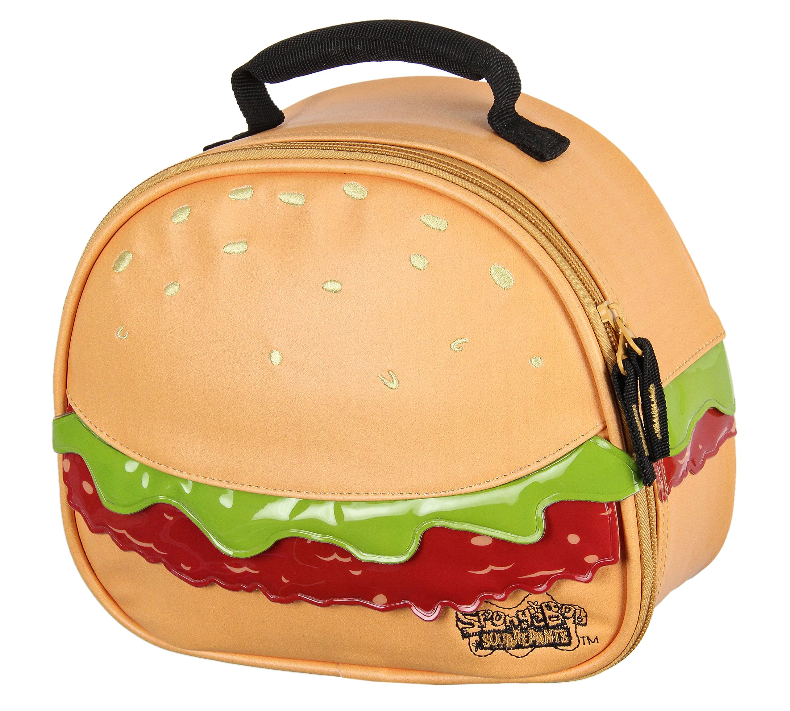 Intimo Nickelodeon Spongebob Squarepants Krabby Patty Single Compartment Lunch Box Bag