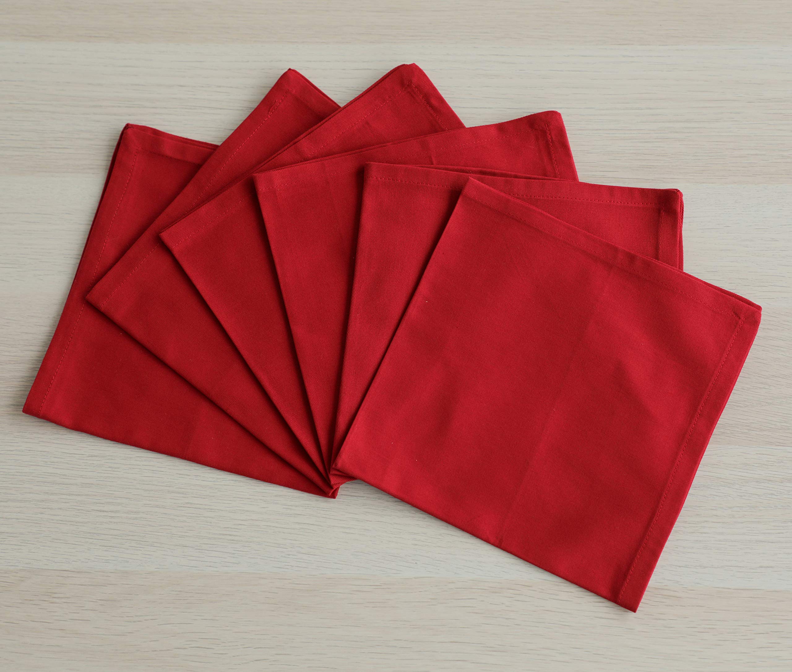 Amour Infini Cotton Cloth Napkins Set Of 12 Washable Soft Premium Hotel Quality 18X18 Inch Dinner Napkin For Parties, Weddings A