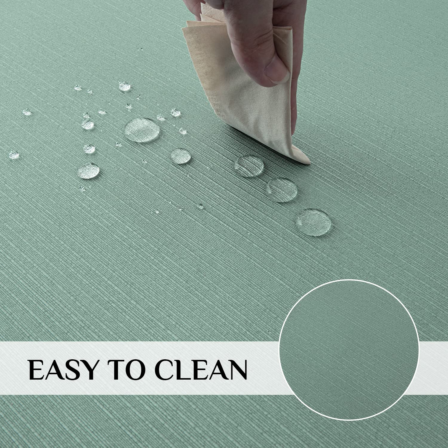 Softalker Spring Jacquard Rectangle Tablecloth - Geometric Line Damask Table Covers Waterproof Stain Resistant Washable Polyeste