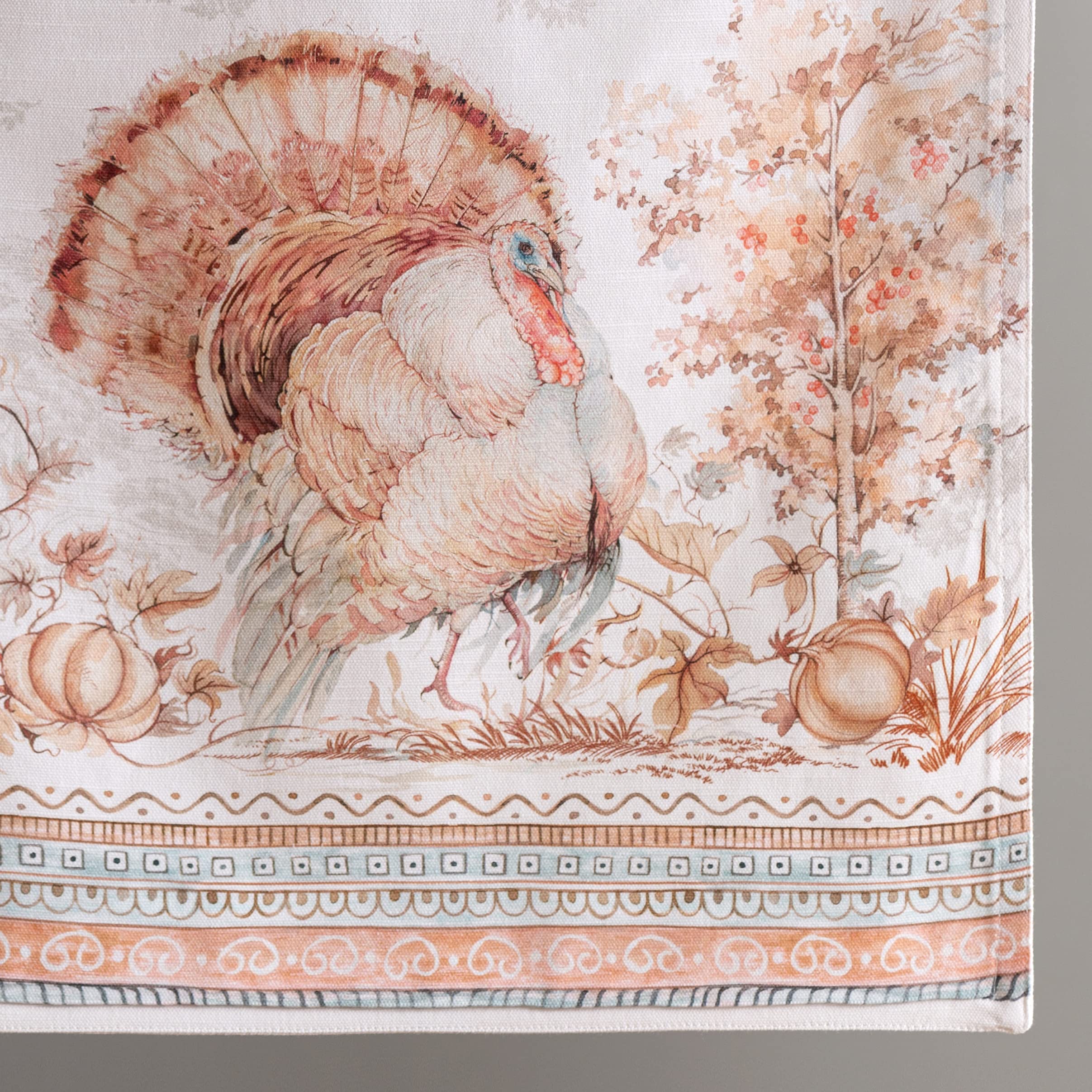 Maison D' Hermine Table Runner 100% Cotton 14.50Inch X 72Inch Decorative Table Runners, Dining, Kitchen, Parties & Camping, Givi