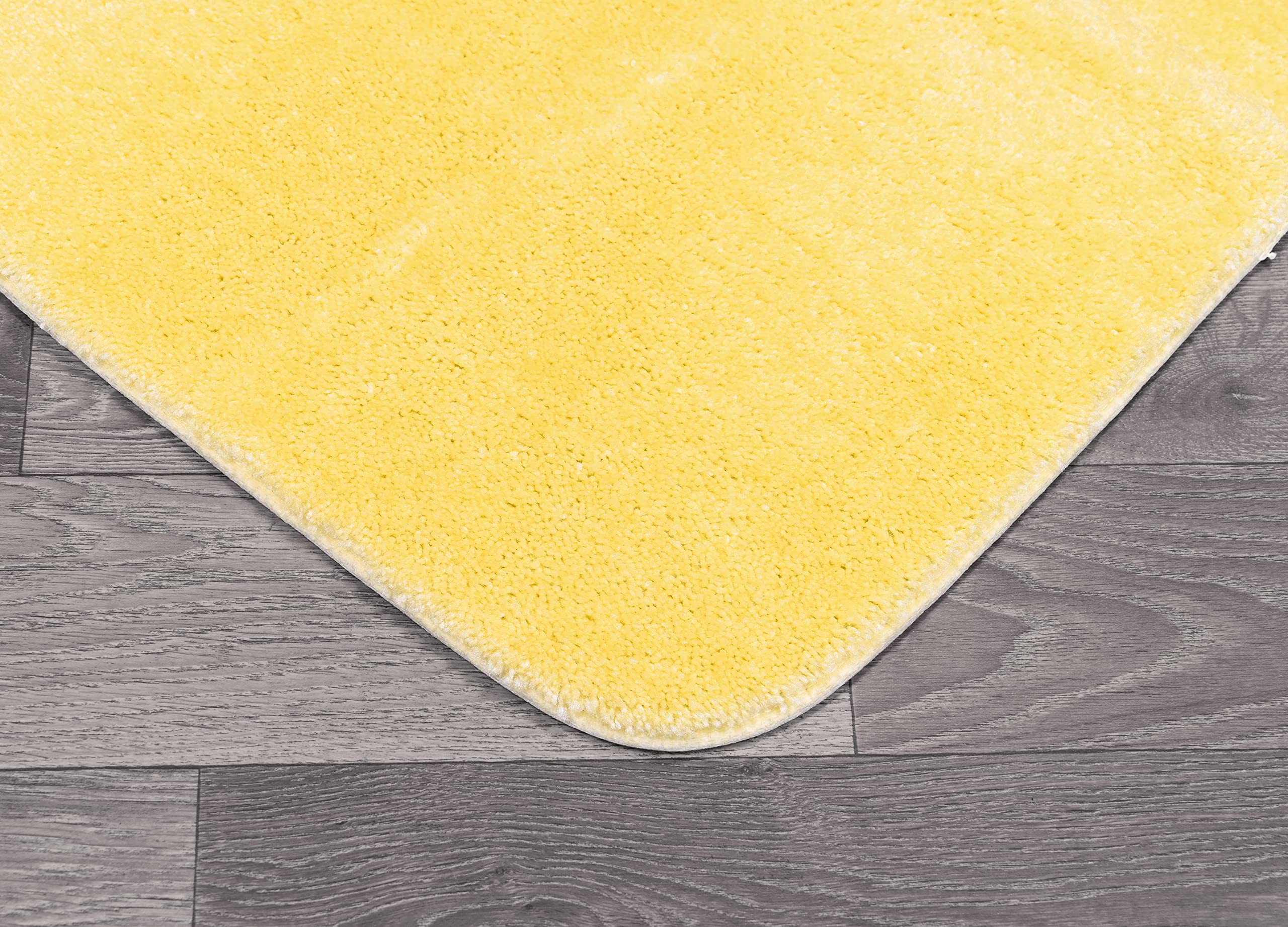 Garland Rug Traditional Bath Rug, 2-Piece Set, Rubber Ducky Yellow