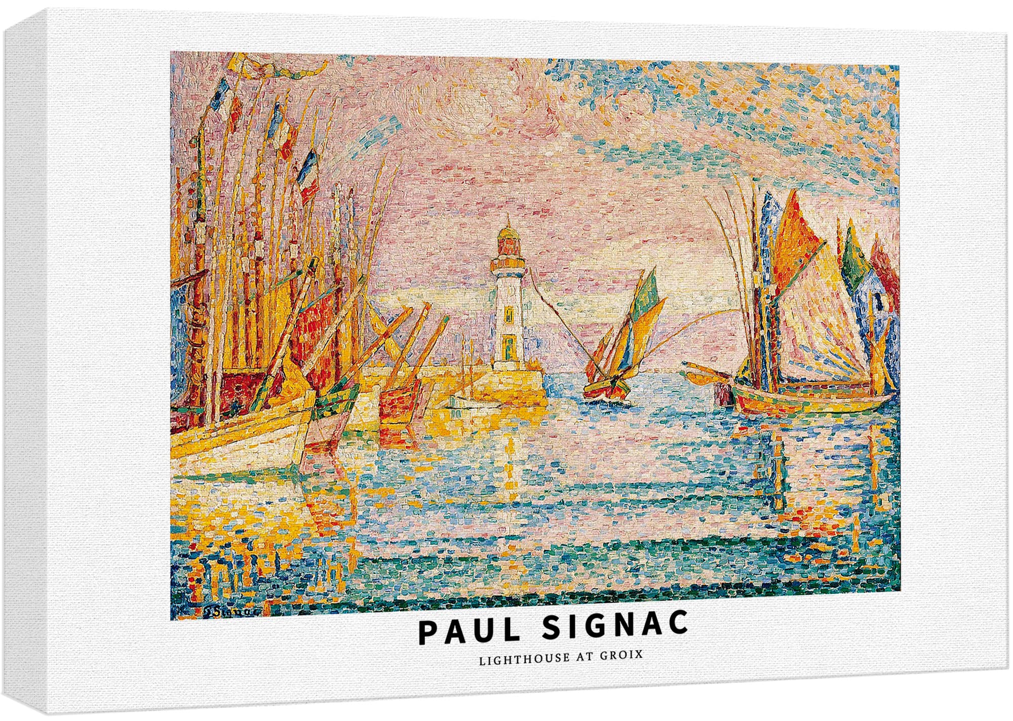 Wall26 Canvas Print Wall Art Lighthouse At Groix By Paul Signac Historic Classical Illustrations Fine Art Decorative Vintage Zen