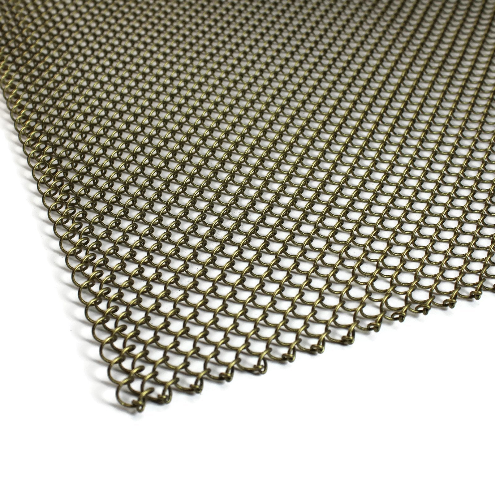 Midwest Hearth Fireplace Screen Mesh Curtain. 2 Panels Each 24 Wide. includes Screen Pulls. Made in USA (16 H x 24 W, Antique Br