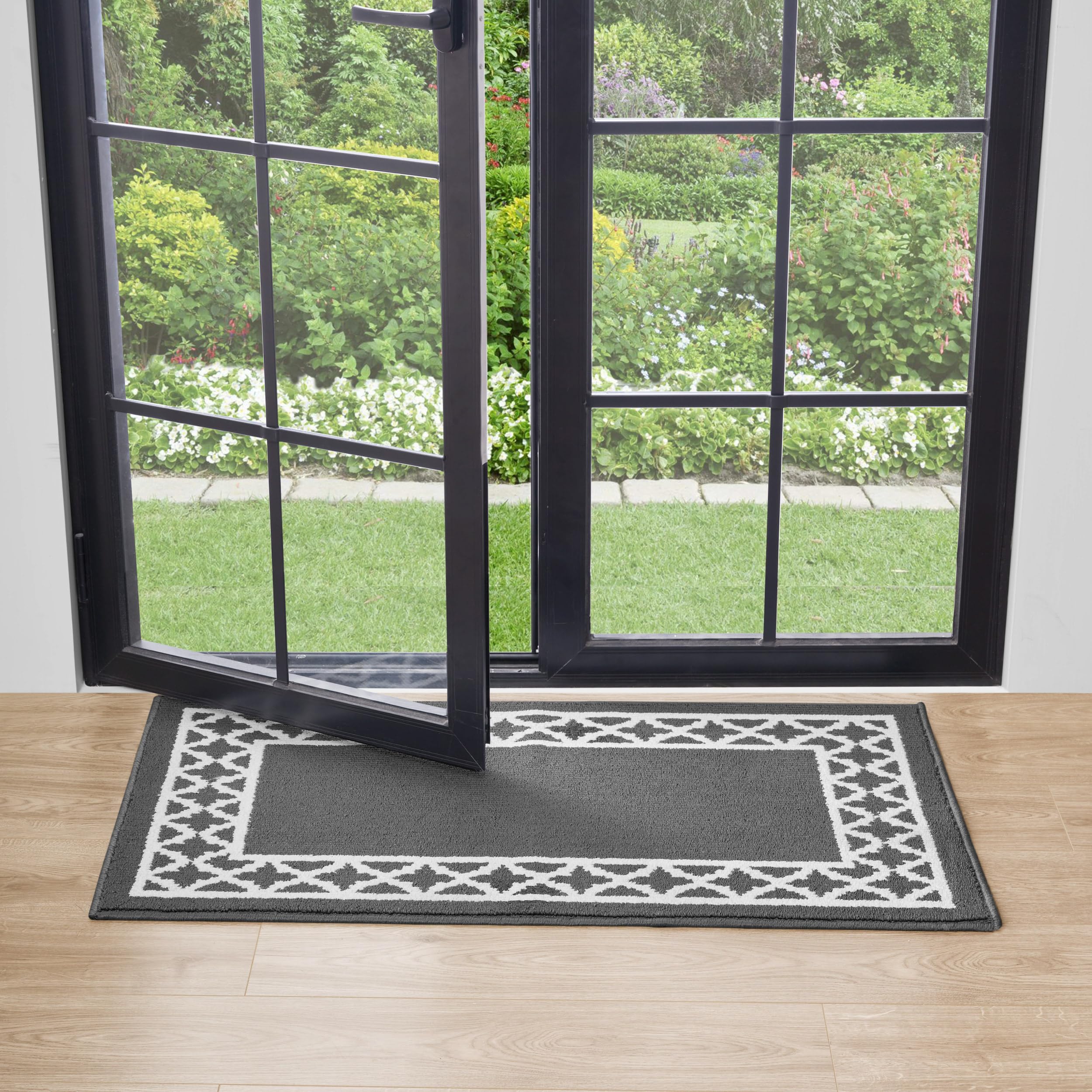 Nautica Runner Rug | Indoor Carpet for Entryway & Hallway Rug| Non-Slip Entry and Kitchen Door Mat| Machine Washable Low Profile