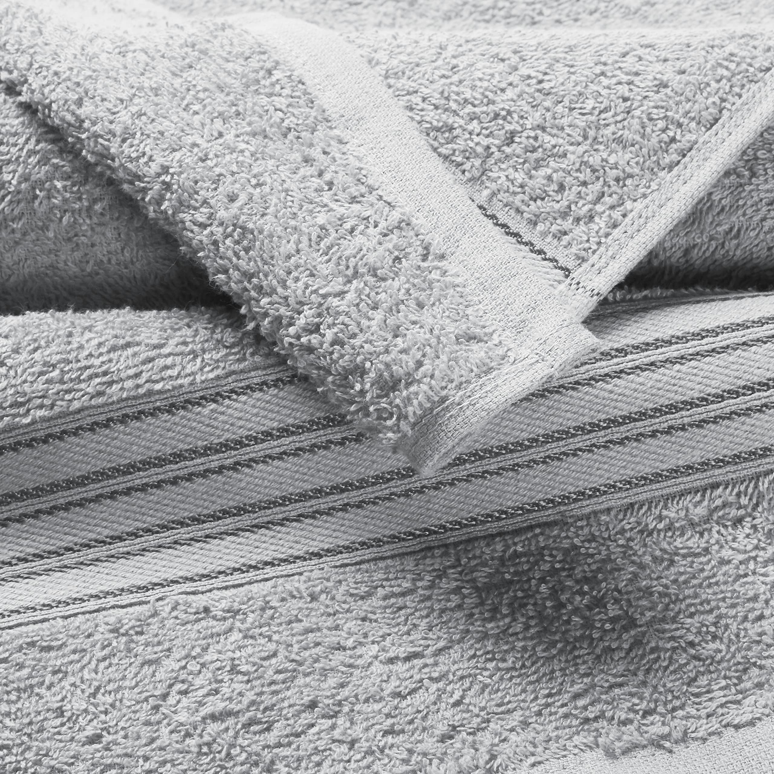 Boutiquo Ultra Soft Cotton Washcloths, Contains 12 Piece Face Cloths 12X12 Inch, Ideal For Everyday Use Face Towels, Compact & L