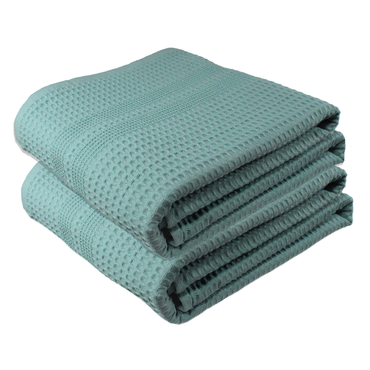 Gilden Tree Waffle Towels Quick Dry Lint Free Thin, 2 Pack Bath Sheets 40X80 Oversized Extra Large For Adults, Classic Style (Se