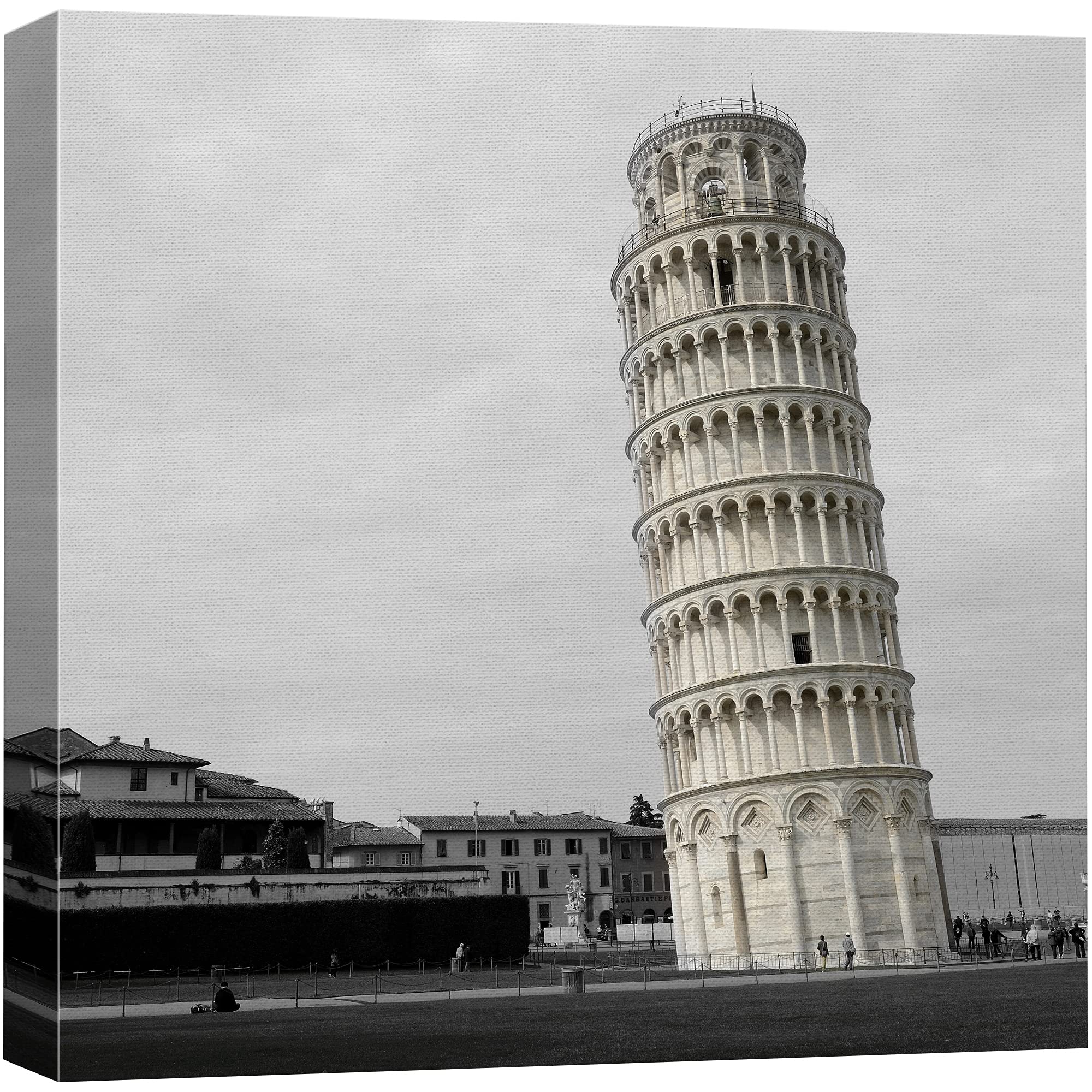 Wall26 Canvas Print Wall Art Pop Of Color Leaning Tower Of Pisa Architecture & Maps Cities Photography Realism Chic Scenic Relax