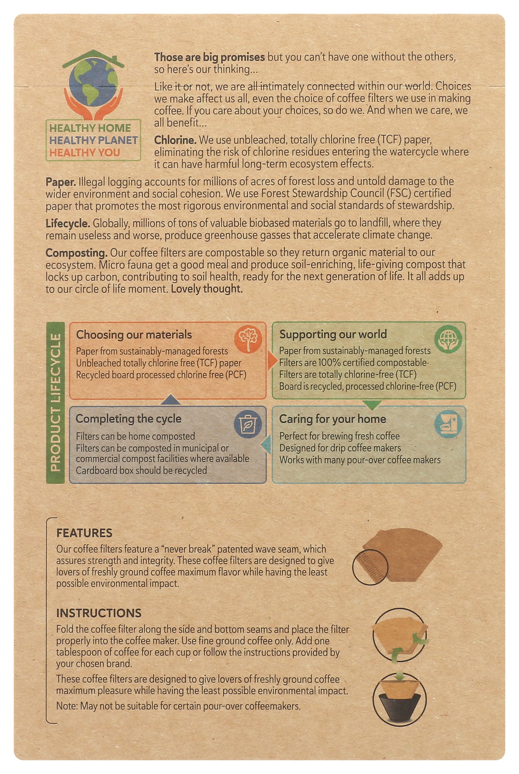 If You Care No. 4 Coffee Filters 100 Count, 100 Ct