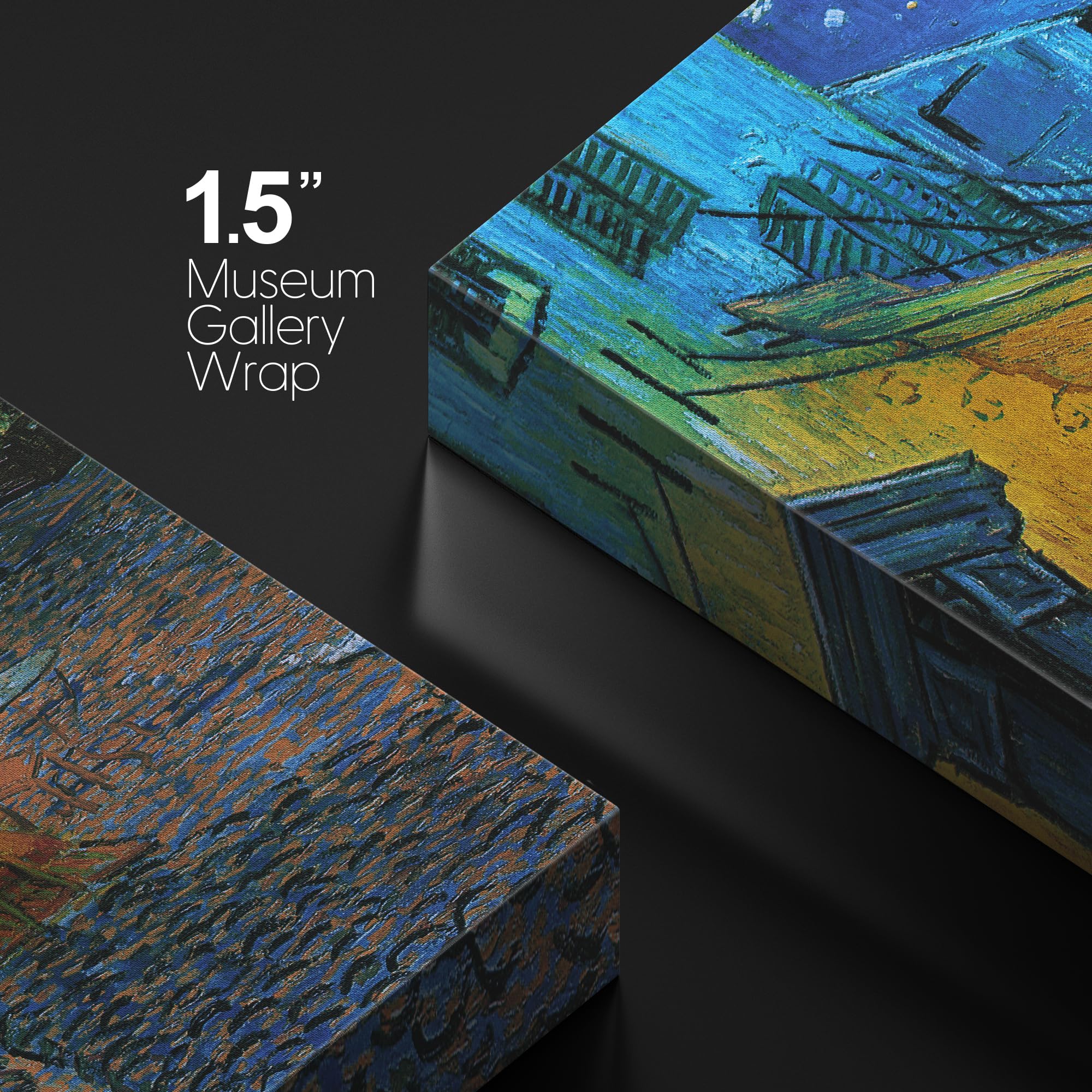 Wall26 Canvas Print Wall Art Cafe Terrace At Night By Master Artist Vincent Van Gogh Nature Wilderness Illustrations Fine Art Re
