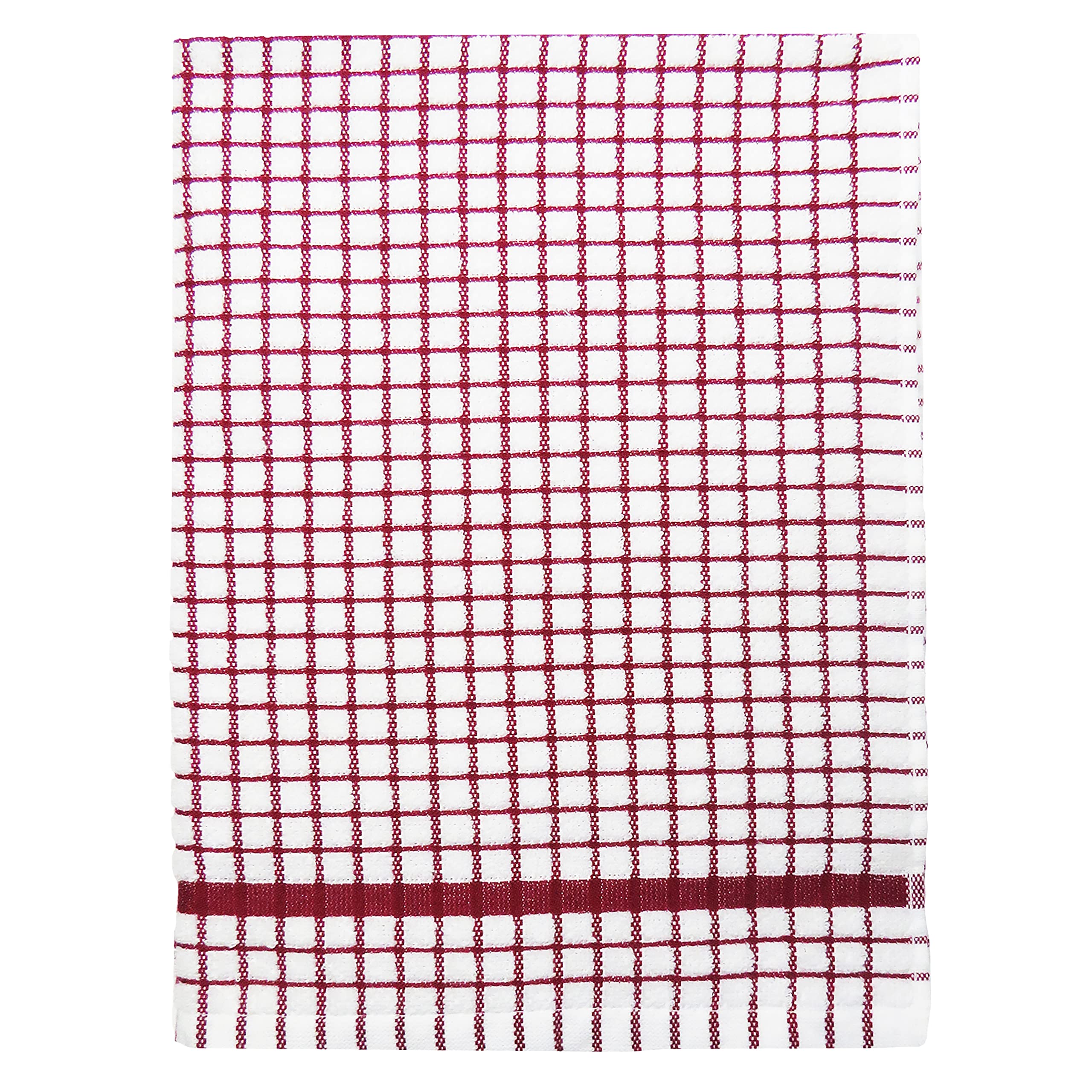 Samuel Lamont Poli-Dri Cotton Tea Towel Burgundy