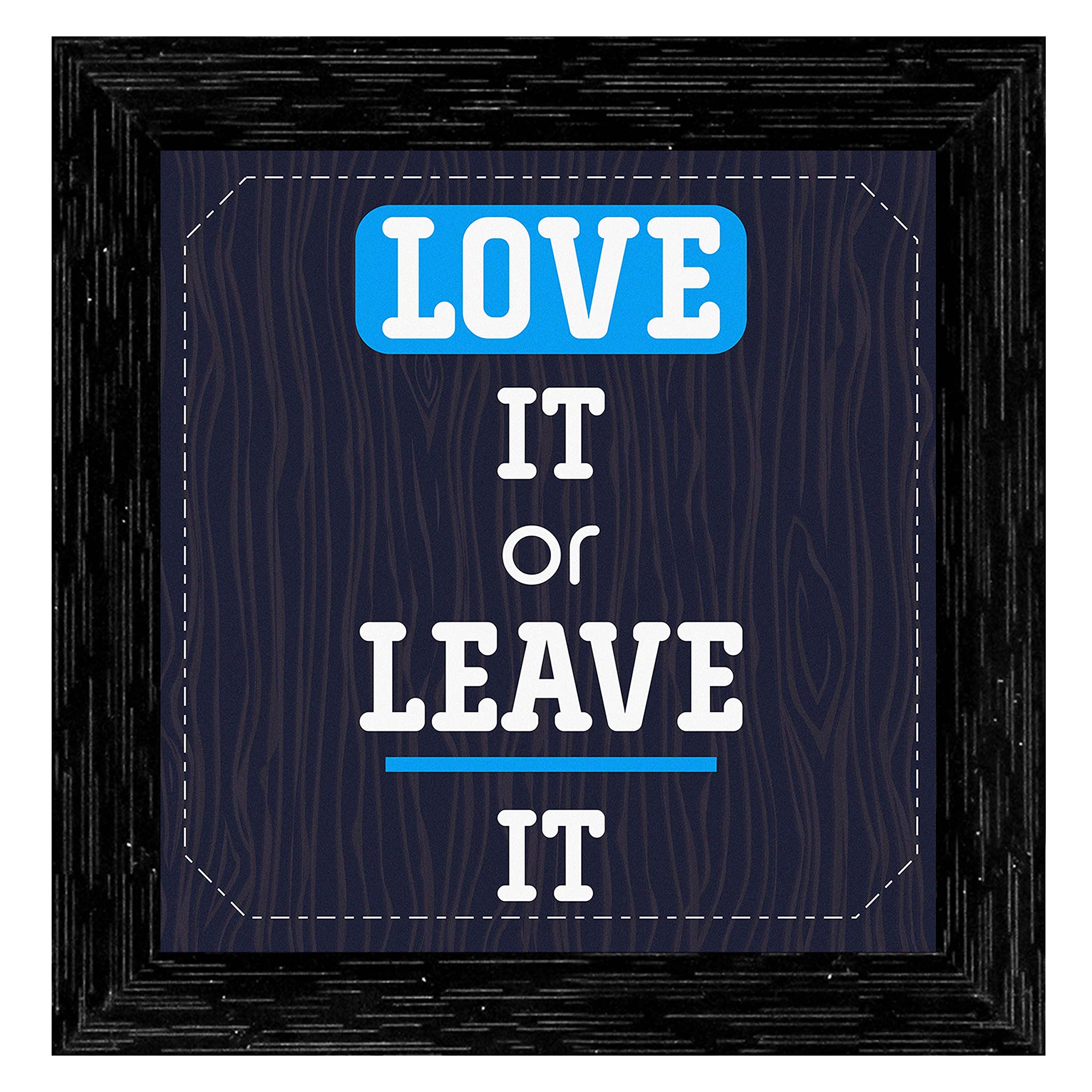 Indianara Set of 5 Motivational Quotes Framed Wall Hanging Laminated Paintings Matt Art Prints 9.5 inch x 9.5 inch each without