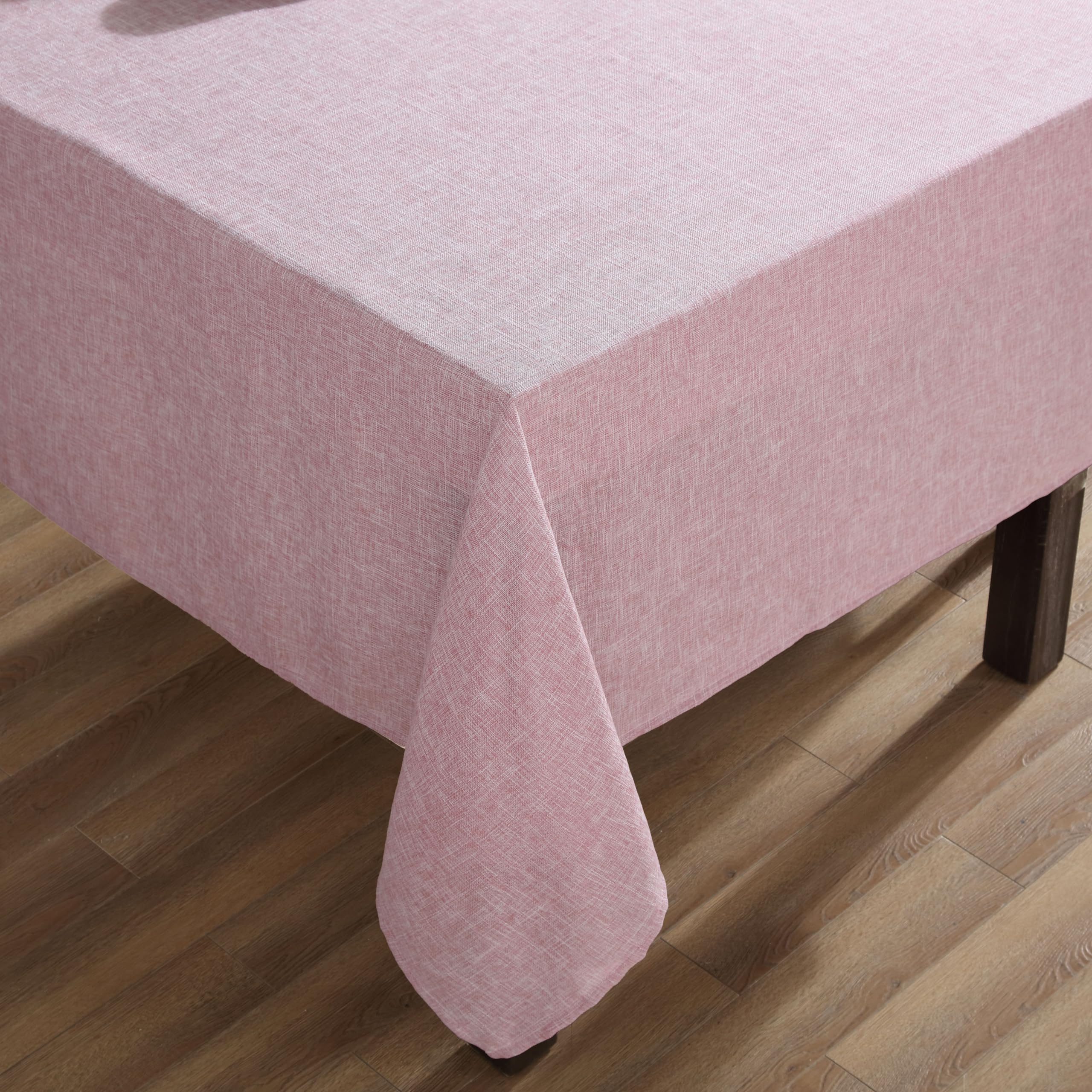 Laura Ashley Harper Luxuriously Smooth Fabric Tablecloth For Formal Or Casual Dining, Holiday, Banquet, Wedding Or Party, 60'' X