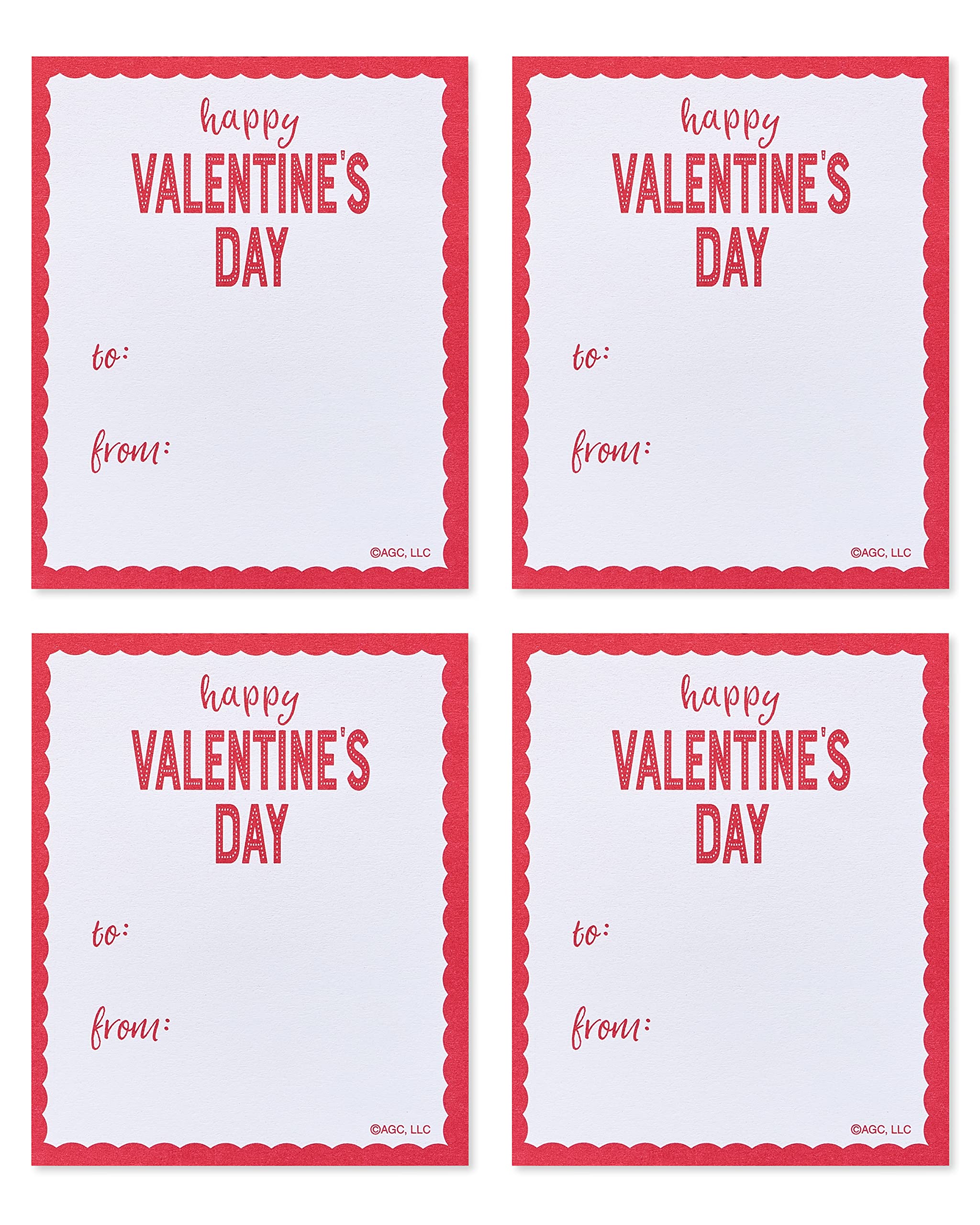 American Greetings Valentines Day Cards For Kids Classroom With Stickers, Unicorn (40-Count)