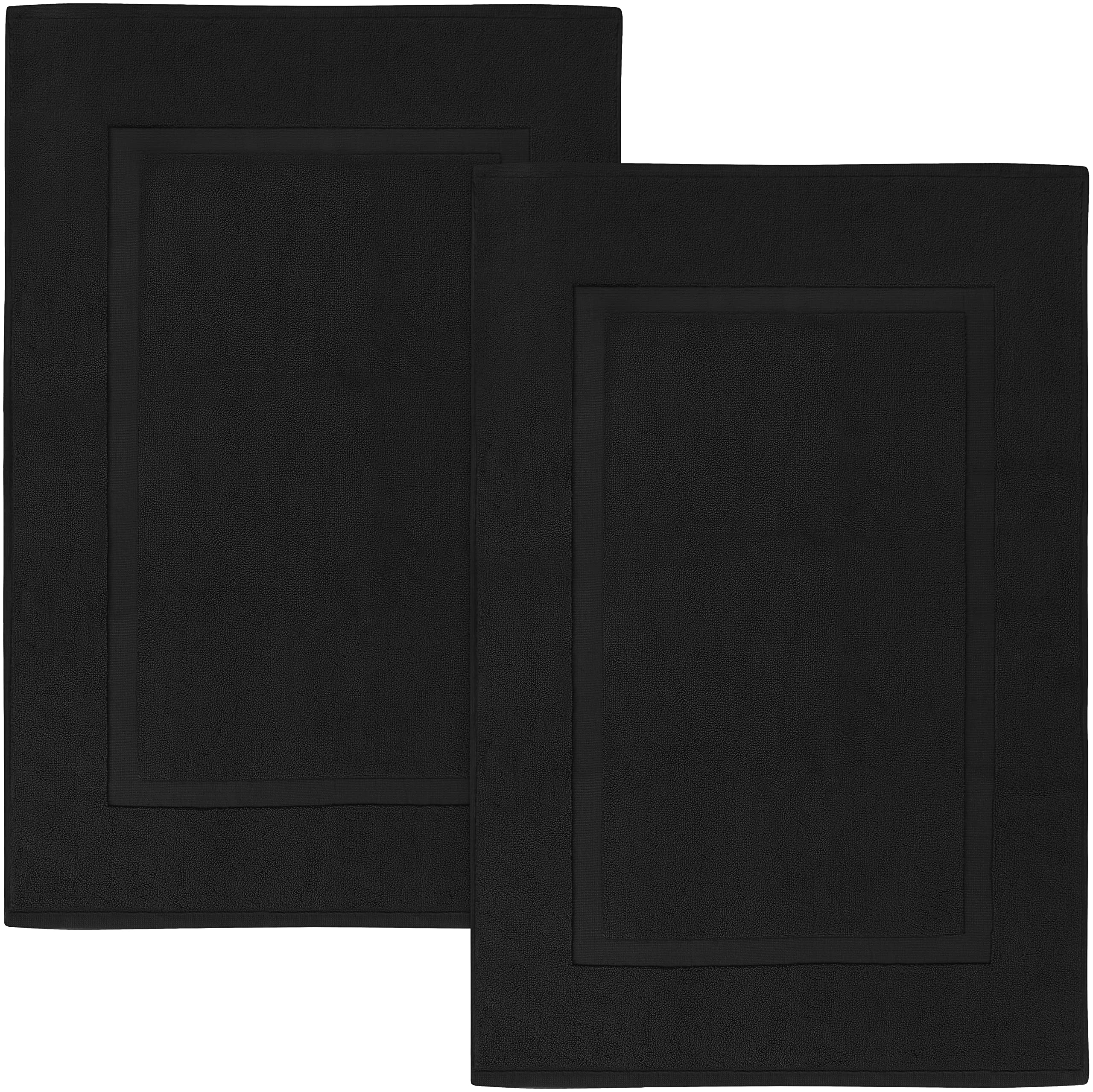 Utopia Towels Cotton Banded Rug, Bath Mats, [Not A Bathroom Rug], 21X34 Inches, 100% Ring Spun Cotton - Highly Absorbent And Mac