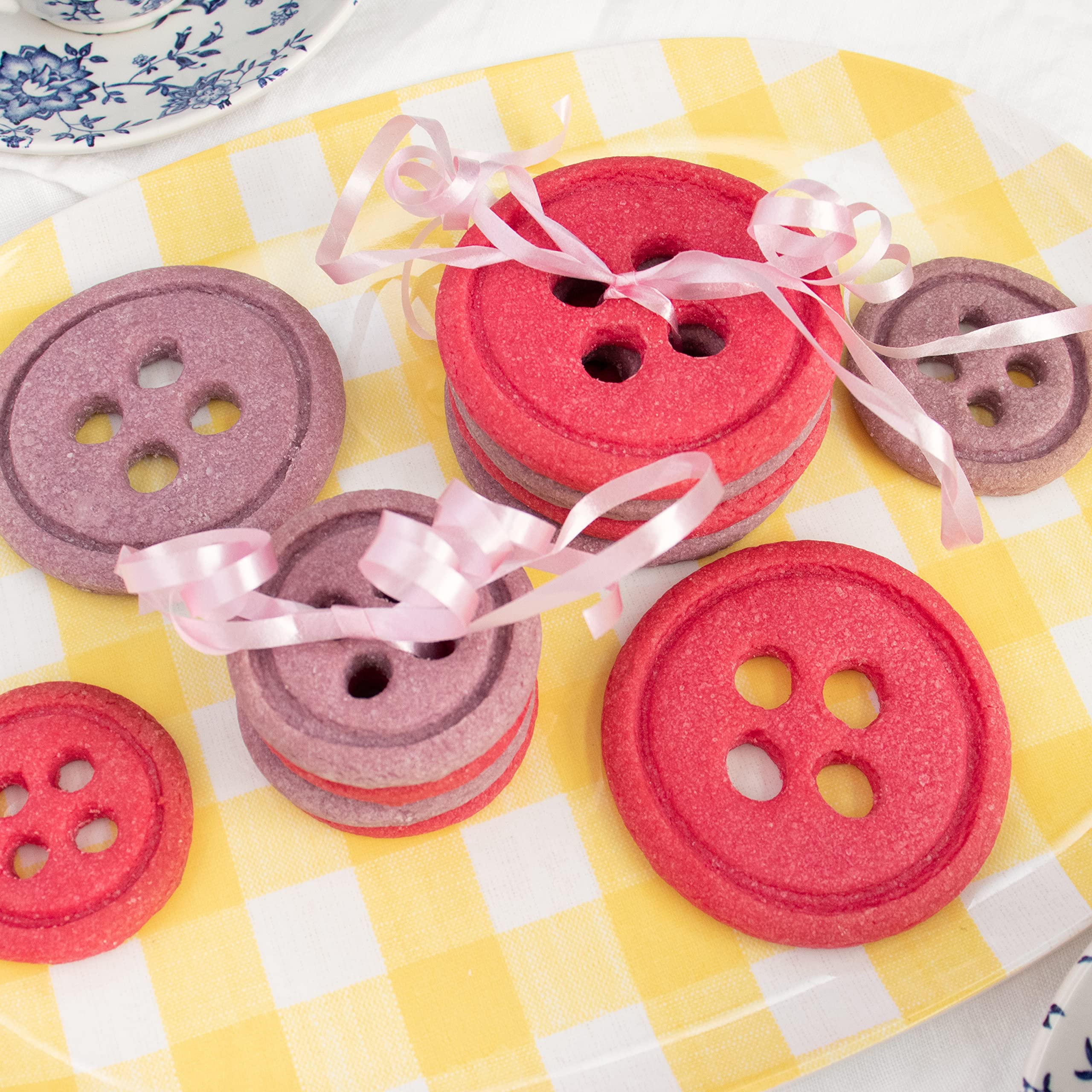 Set Of 2 Button Cookie Cutters, 2 Pieces - Bakerlogy