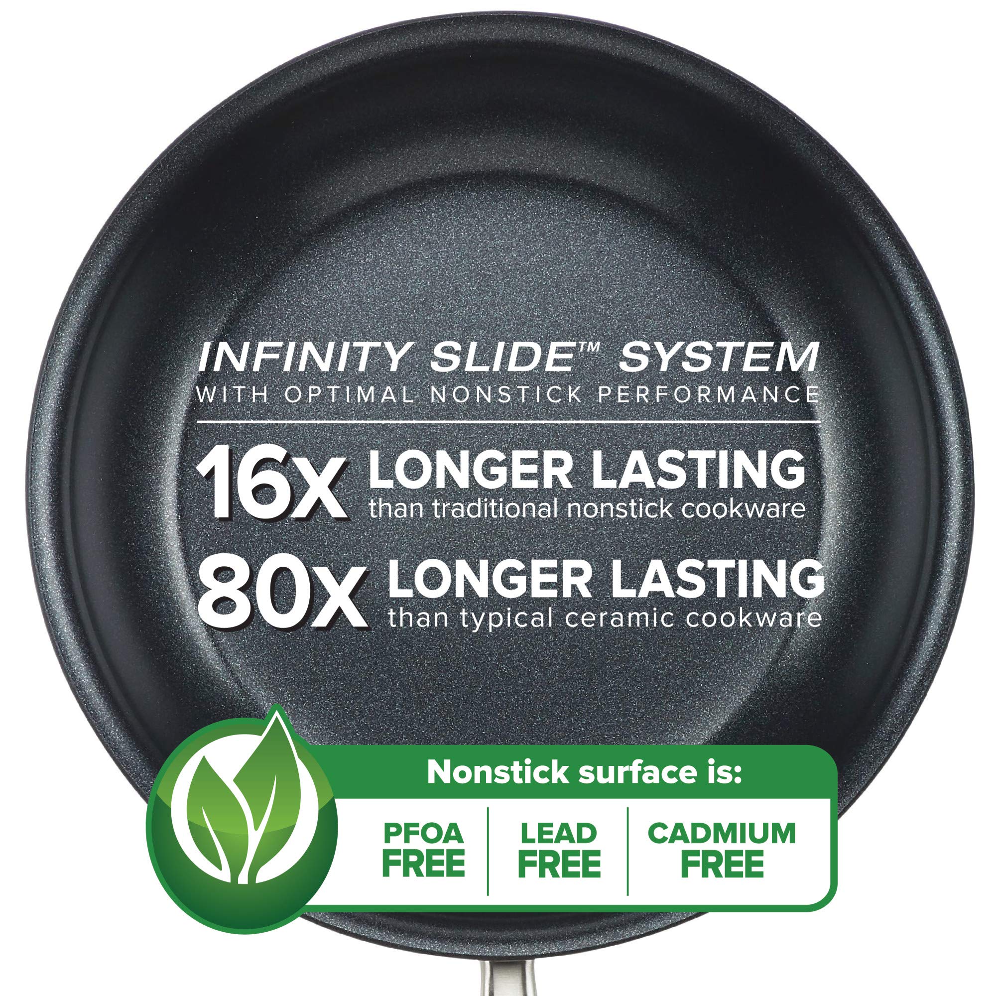 Anolon Advanced Home Hard Anodized Nonstick Crepe Pan, 9.5 Inch, Onyx