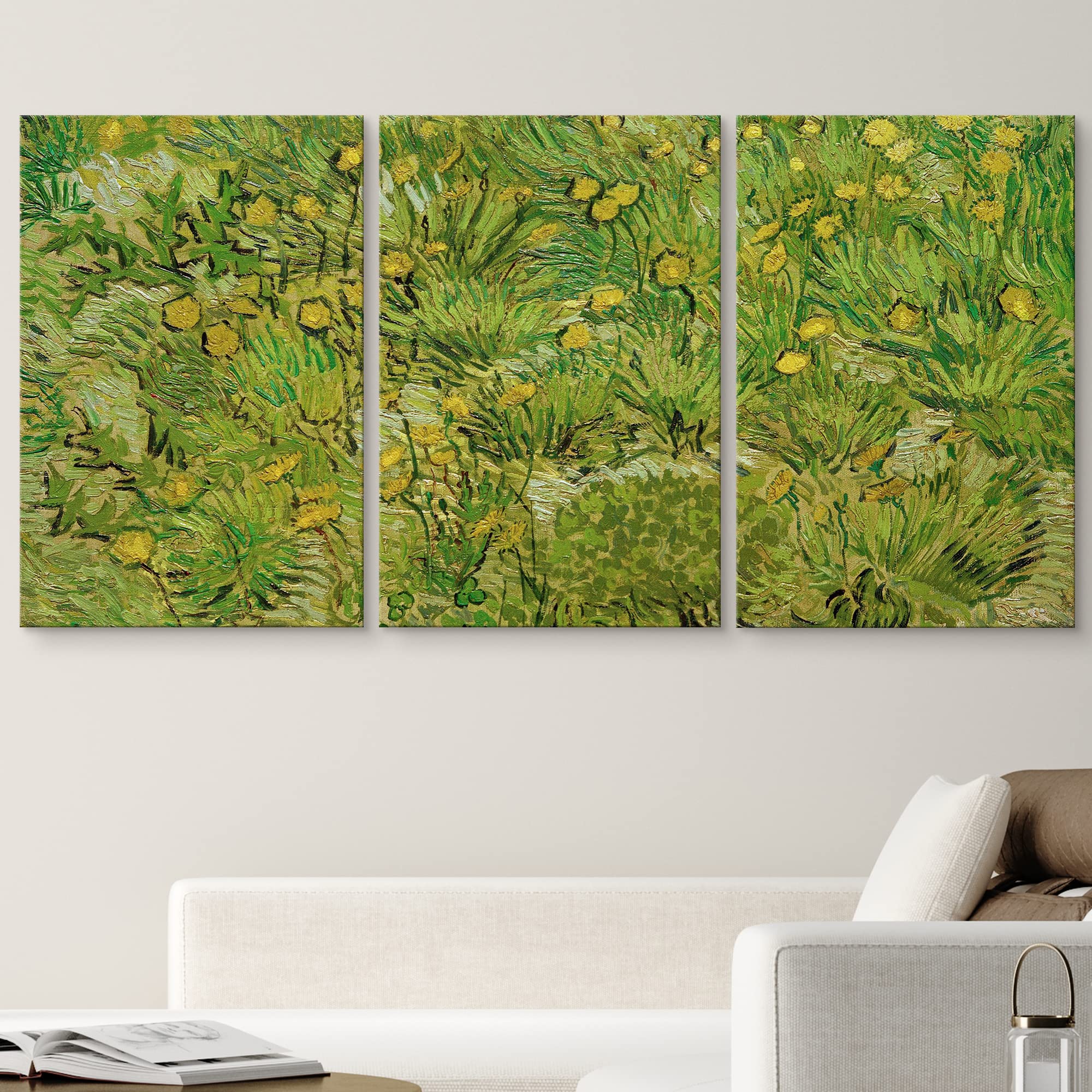 Wall26 Canvas Print Wall Art Set Dandelion Flowers In The Garden Vincent Van Gogh Classical Illustrations Fine Art Decorative Hi